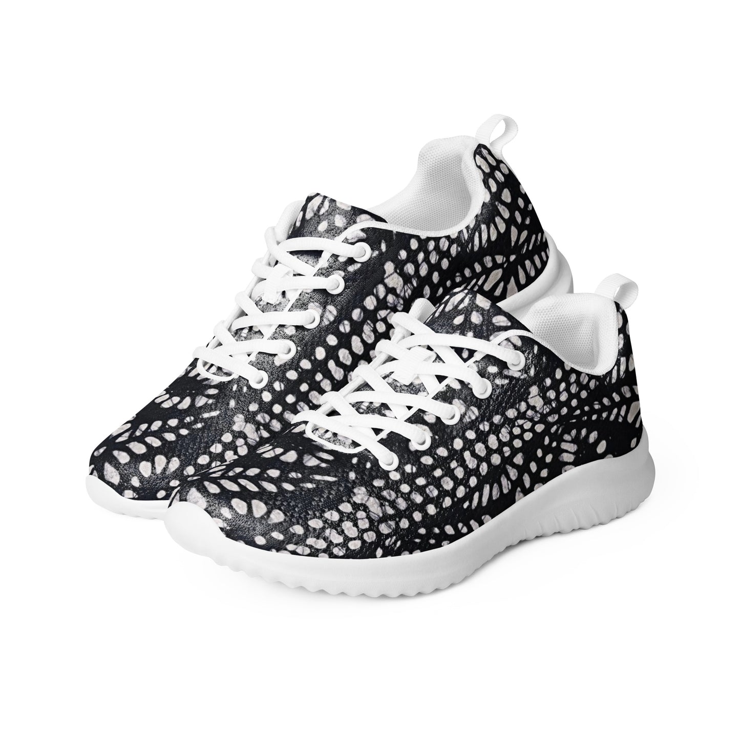 Black White Aztec Men’s athletic shoes