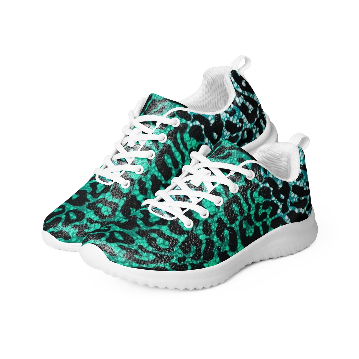 Green Leopard Men’s athletic shoes