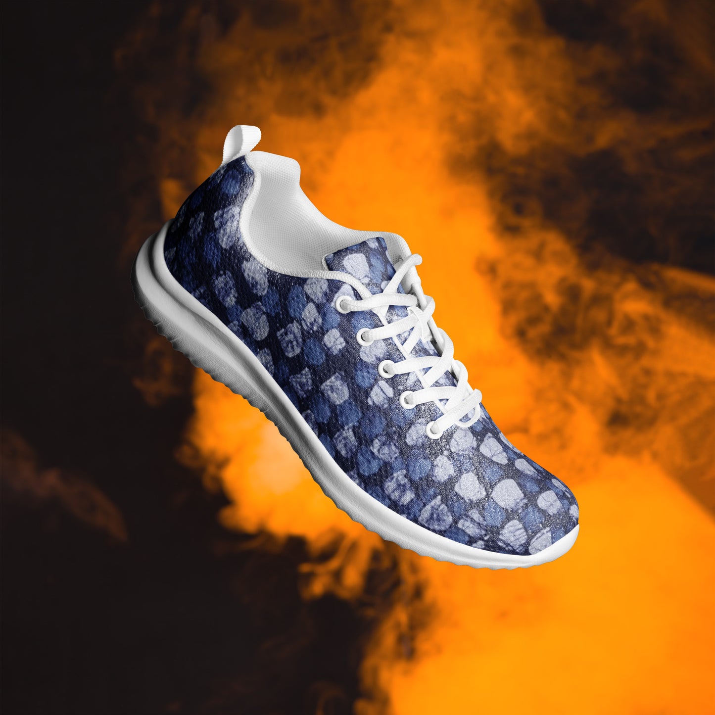 Blue Dotted Men’s athletic shoes