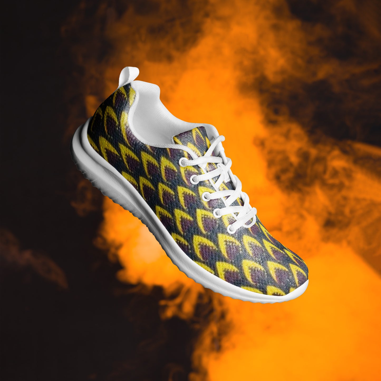 Yellow Flame Men’s athletic shoes