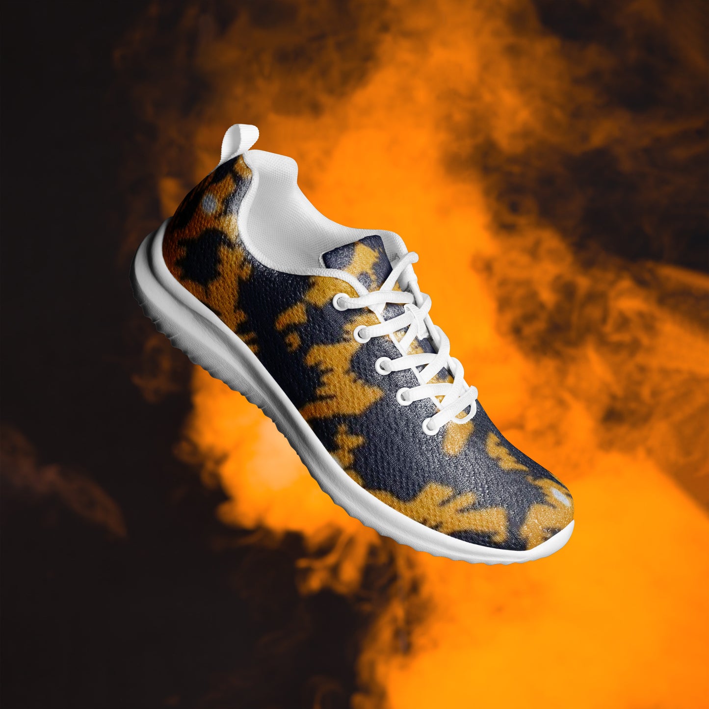 Yellow Leopard Men’s athletic shoes