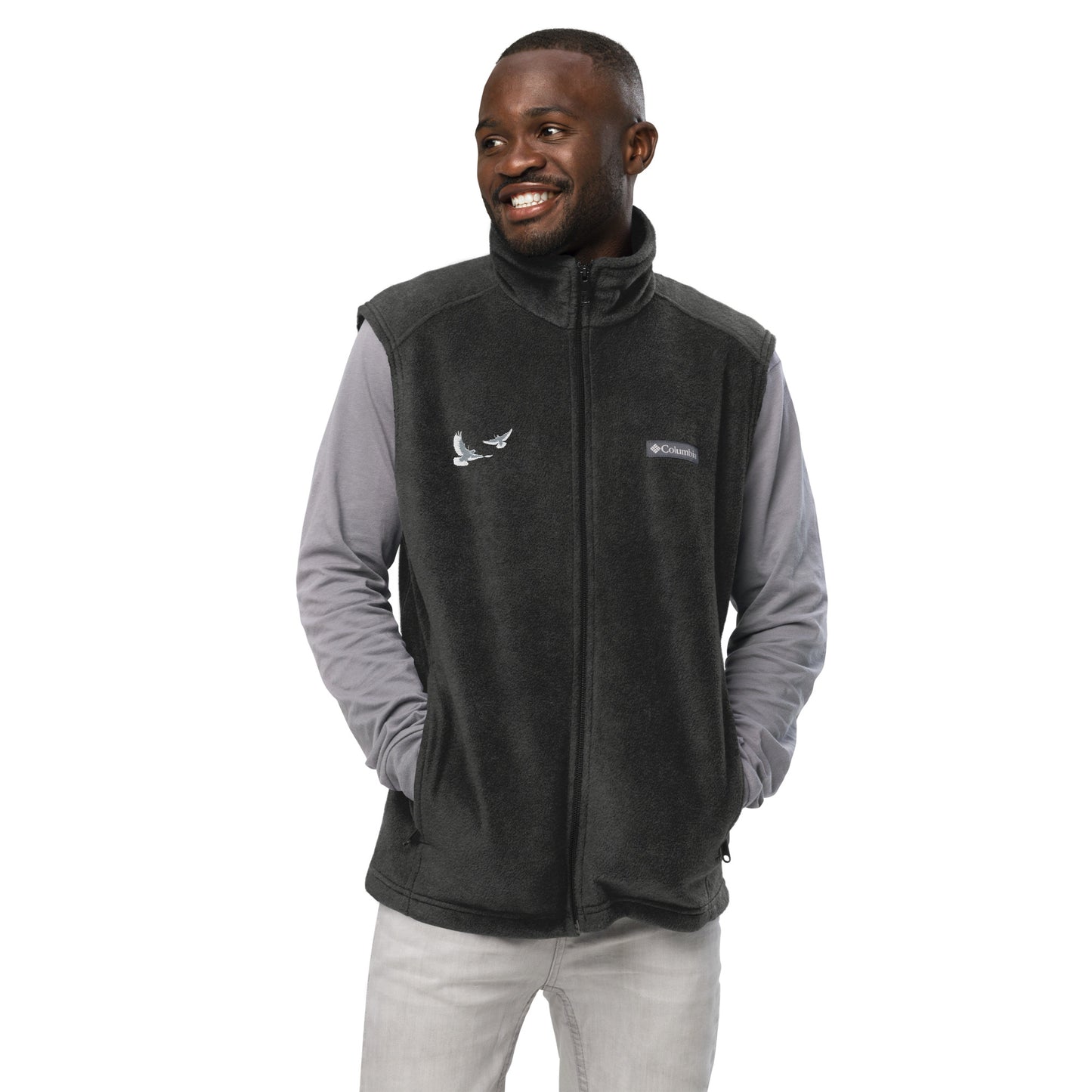 Dove Men’s Columbia Fleece Vest