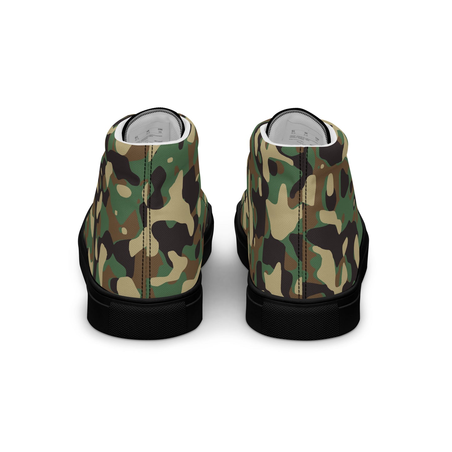 Army Men’s high top canvas shoes