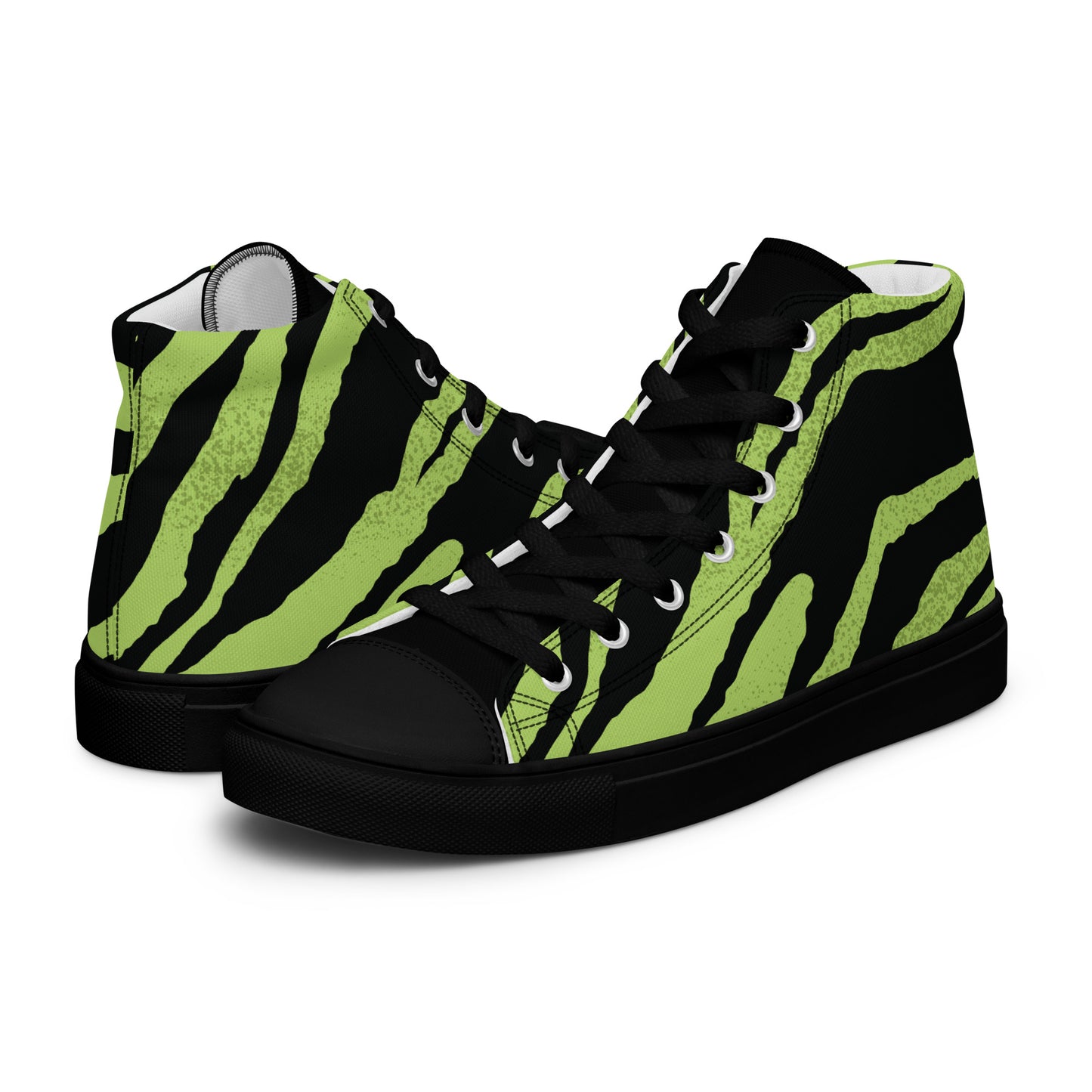 Green Tiger Men’s high top canvas shoes