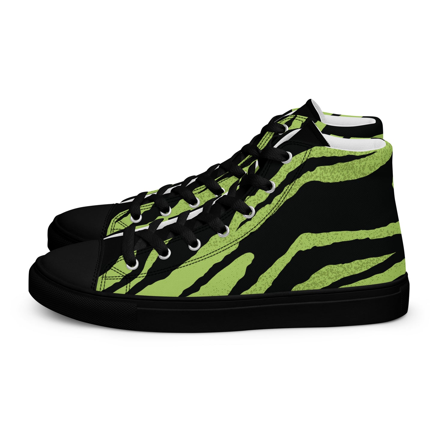 Green Tiger Men’s high top canvas shoes