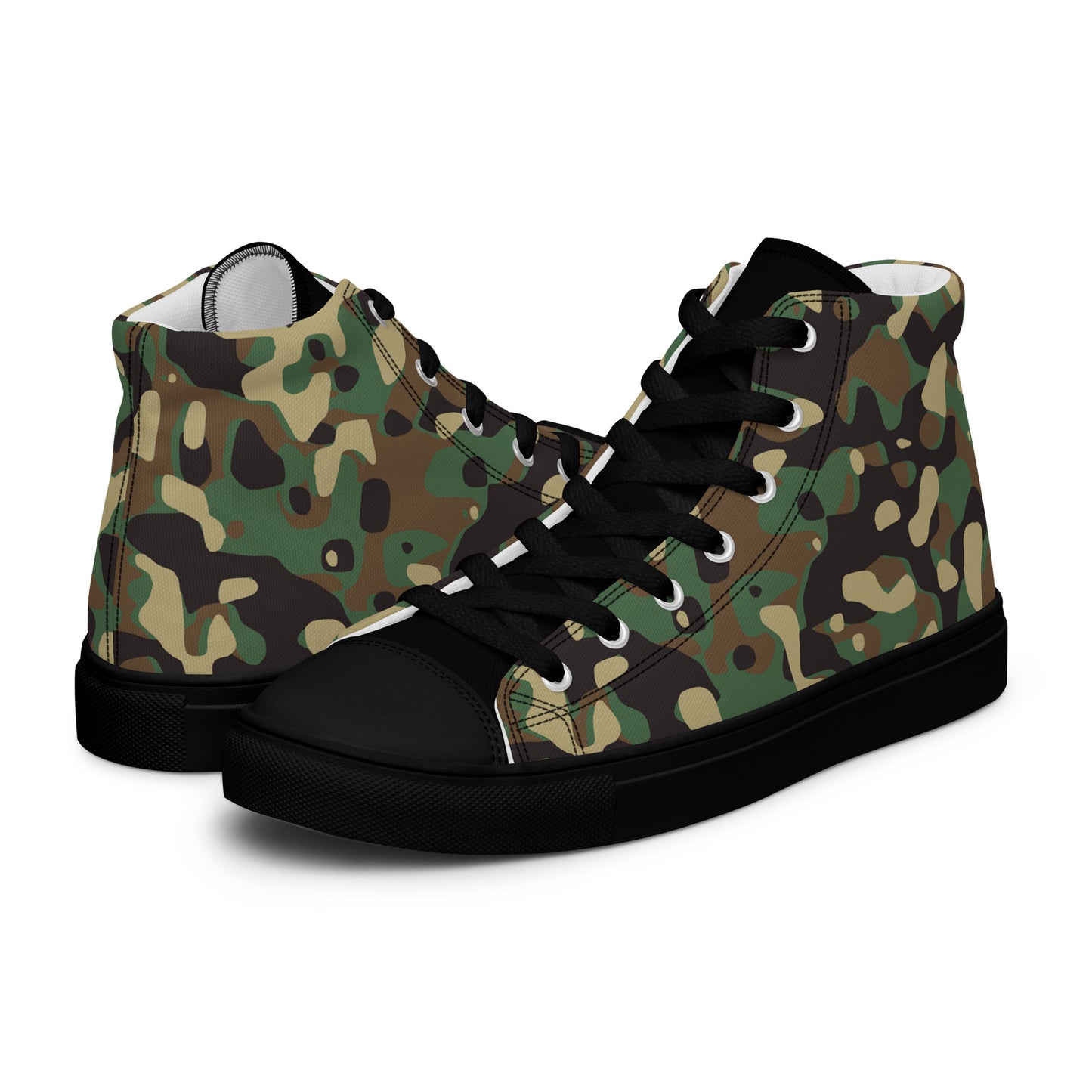 Army Men’s high top canvas shoes