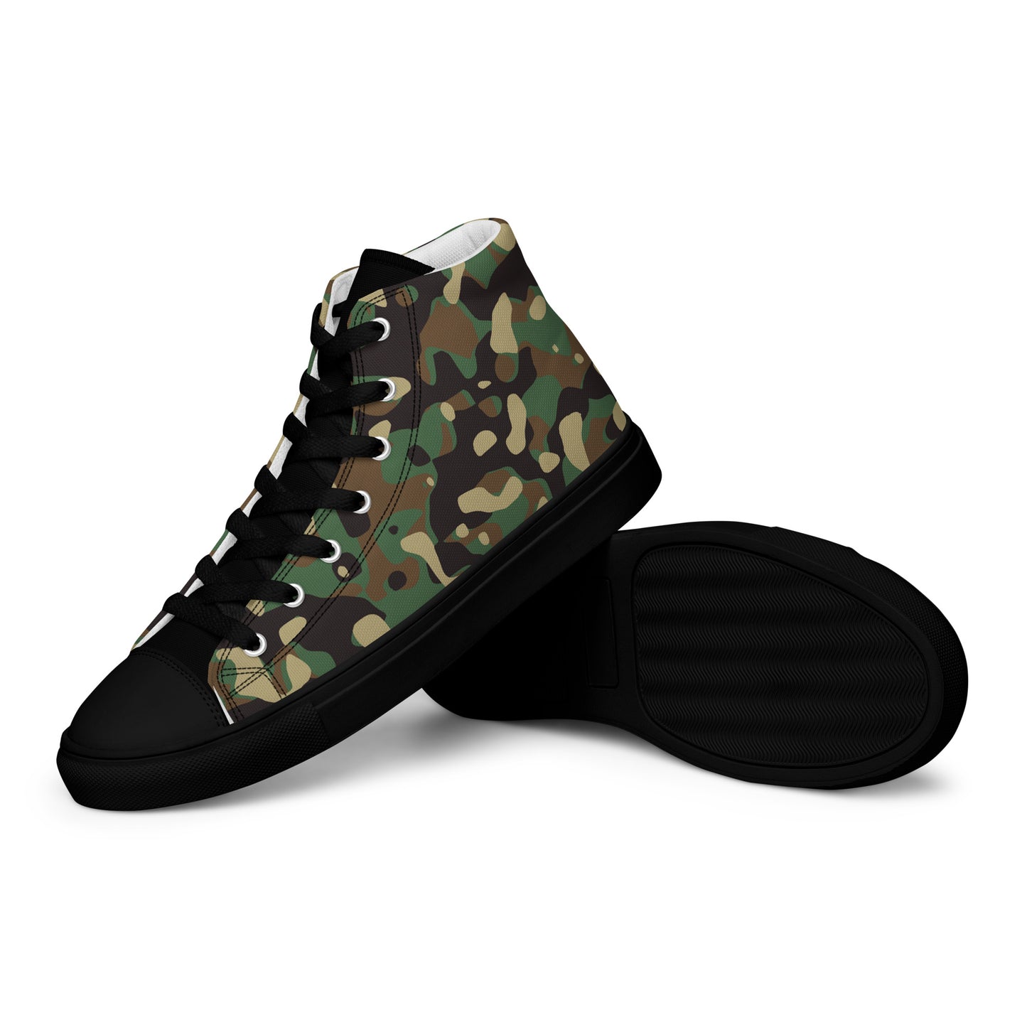 Army Men’s high top canvas shoes