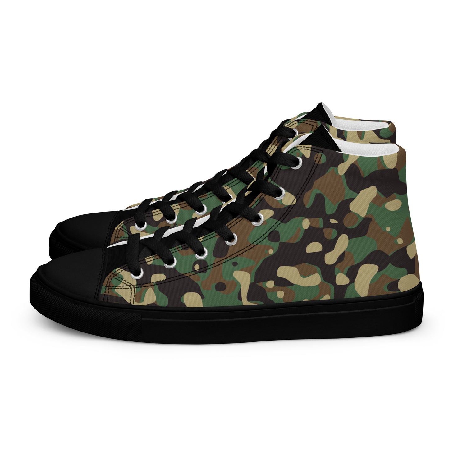 Army Men’s high top canvas shoes