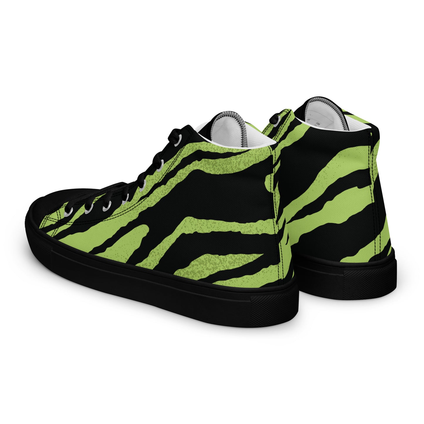 Green Tiger Men’s high top canvas shoes