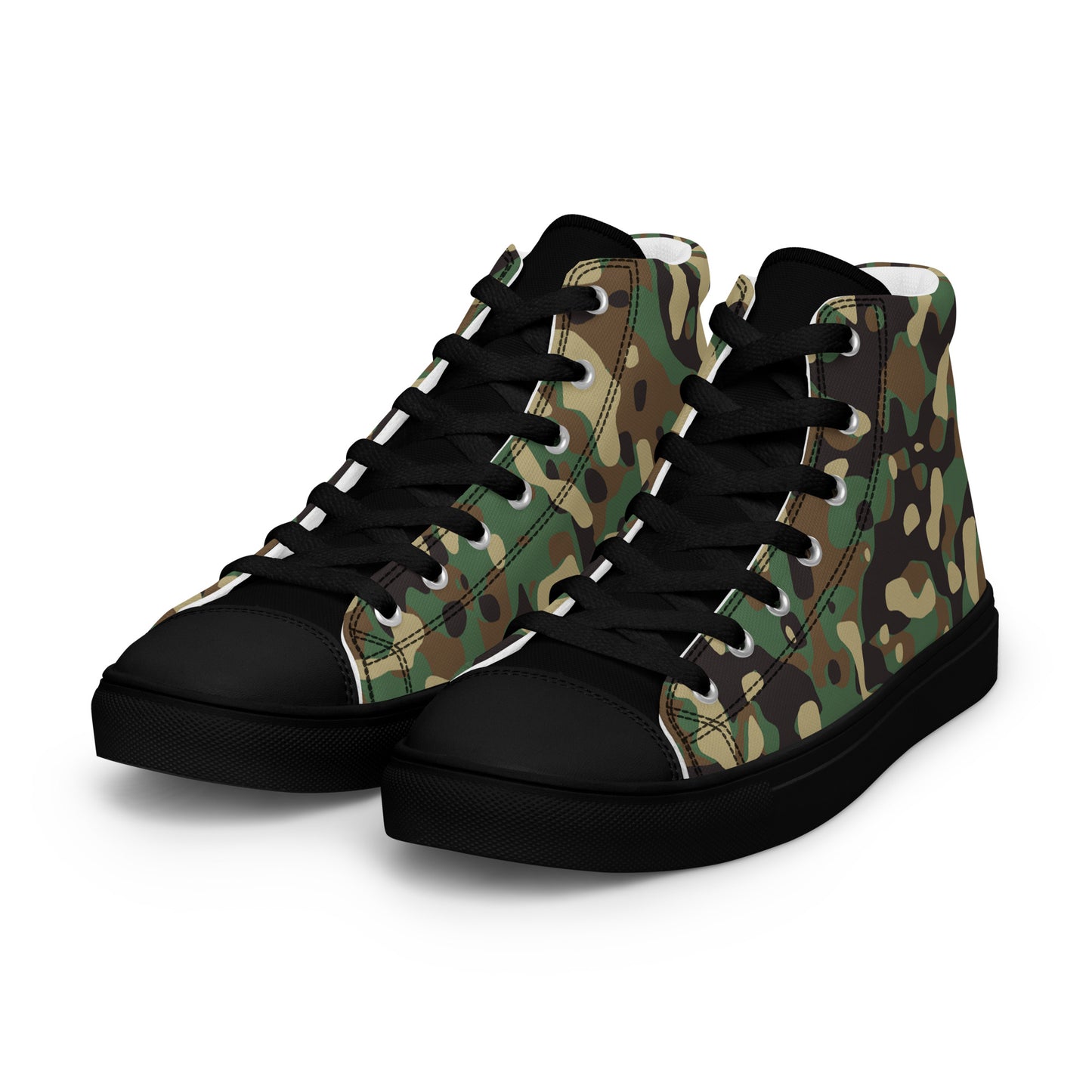 Army Men’s high top canvas shoes