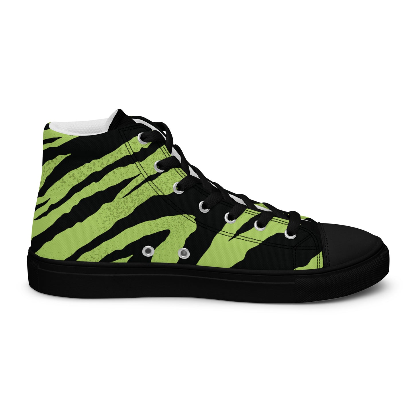 Green Tiger Men’s high top canvas shoes