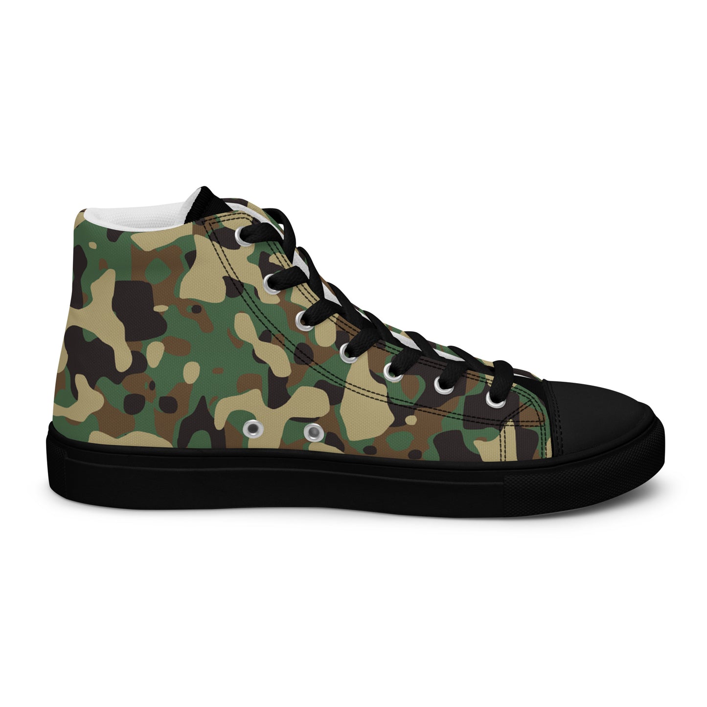 Army Men’s high top canvas shoes