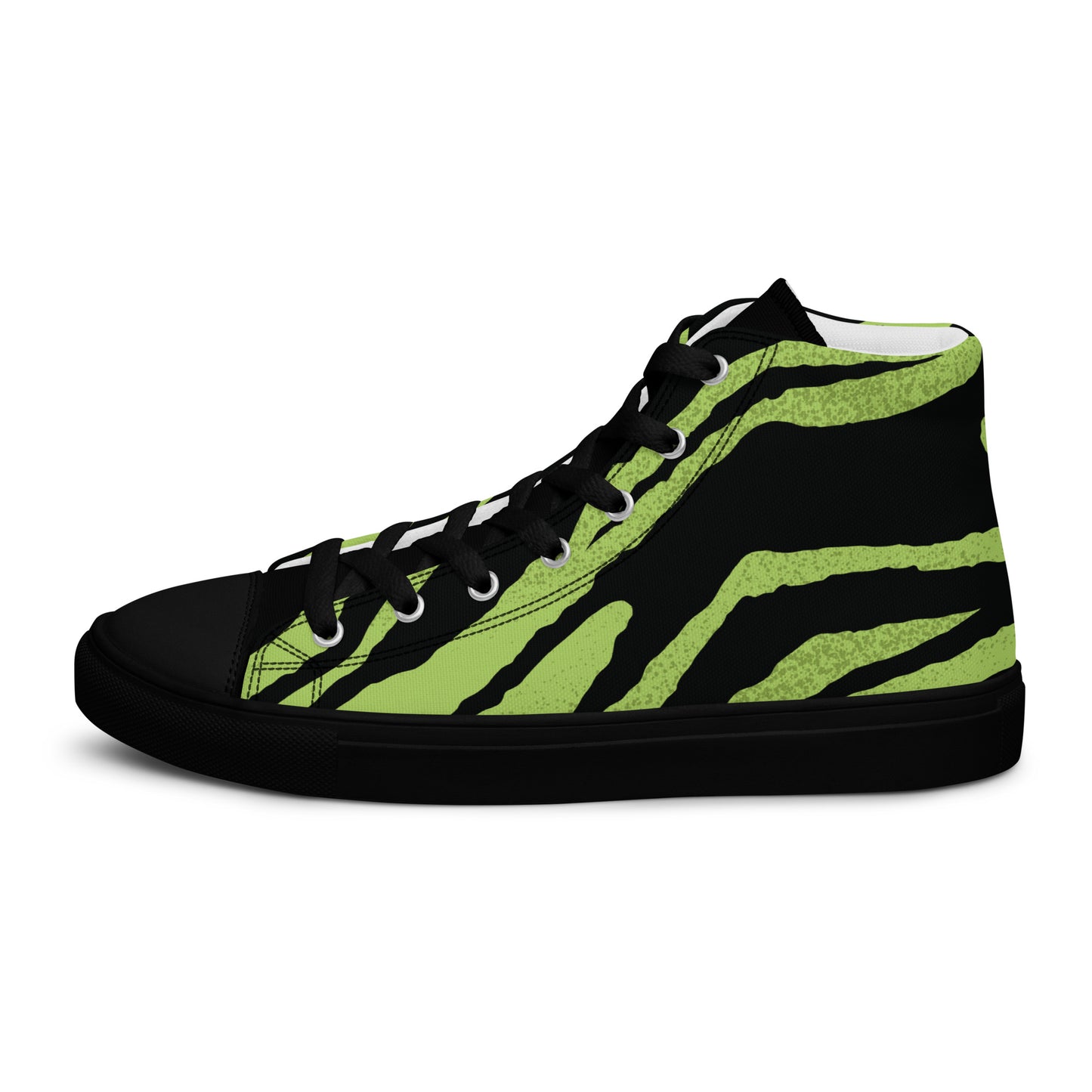 Green Tiger Men’s high top canvas shoes