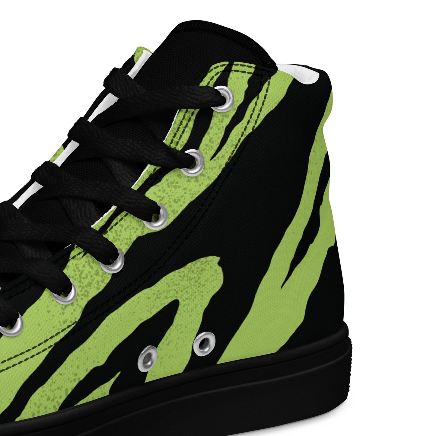 Green Tiger Men’s high top canvas shoes