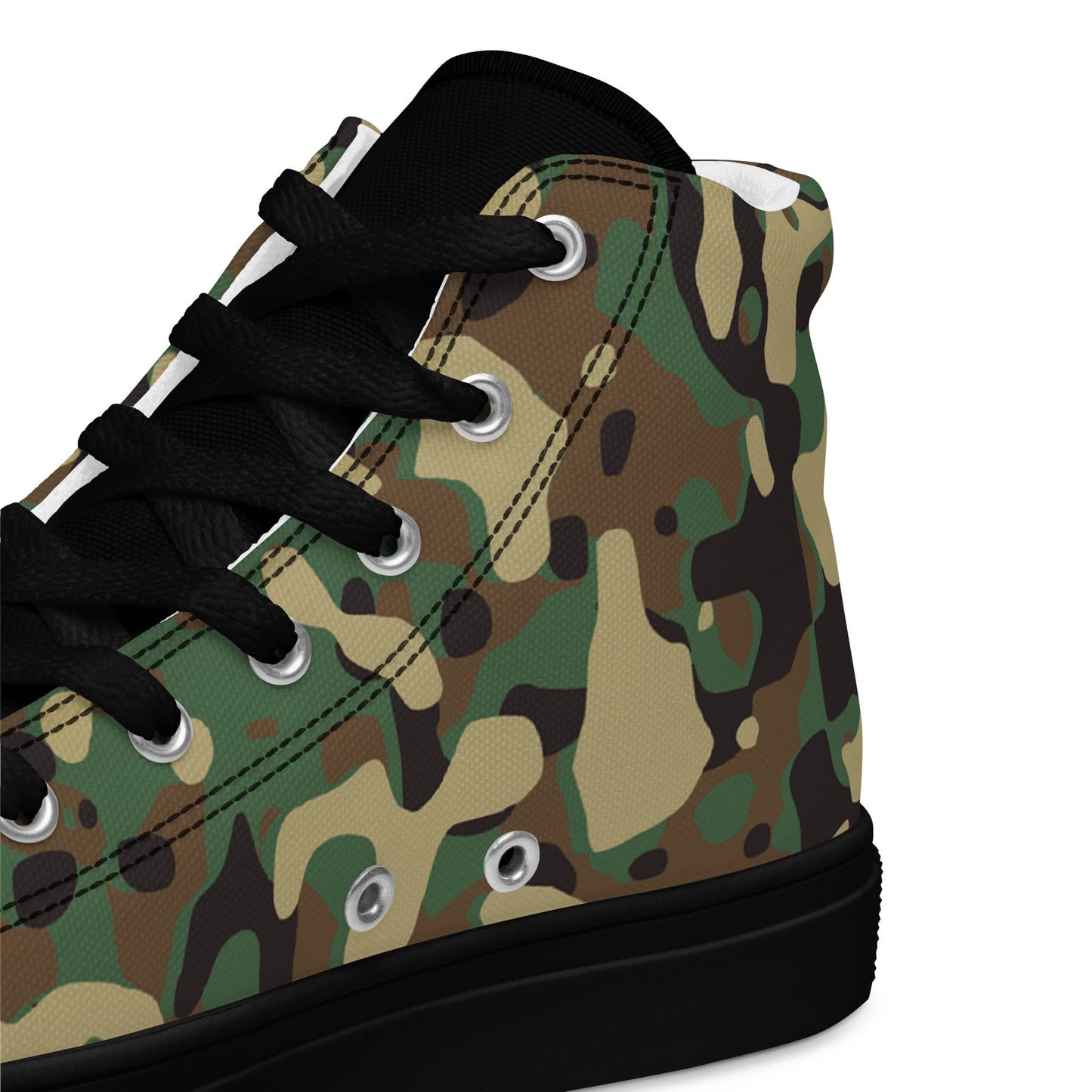 Army Men’s high top canvas shoes