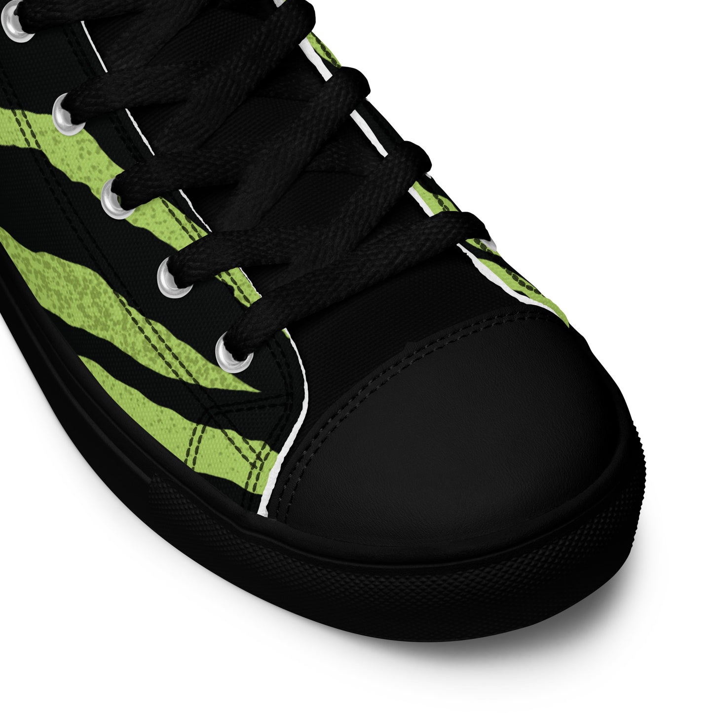 Green Tiger Men’s high top canvas shoes