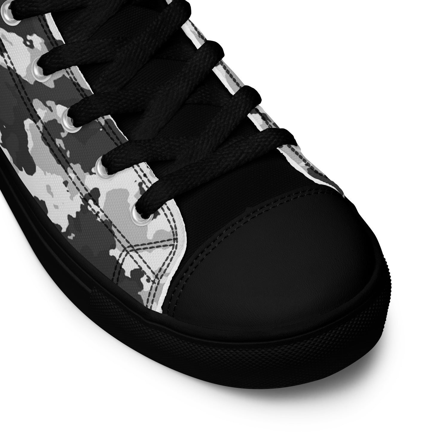 Camouflage Men’s high top canvas shoes