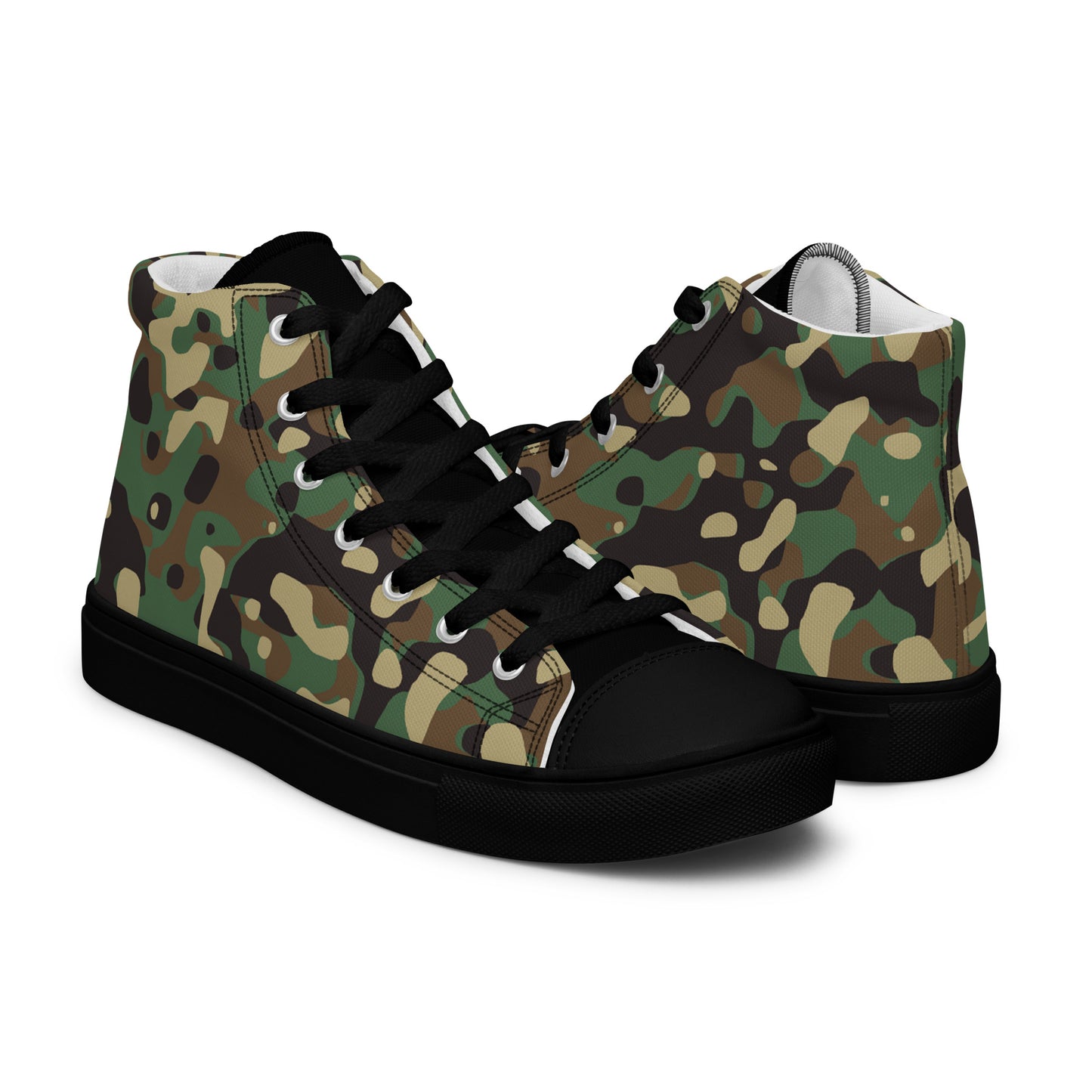 Army Men’s high top canvas shoes