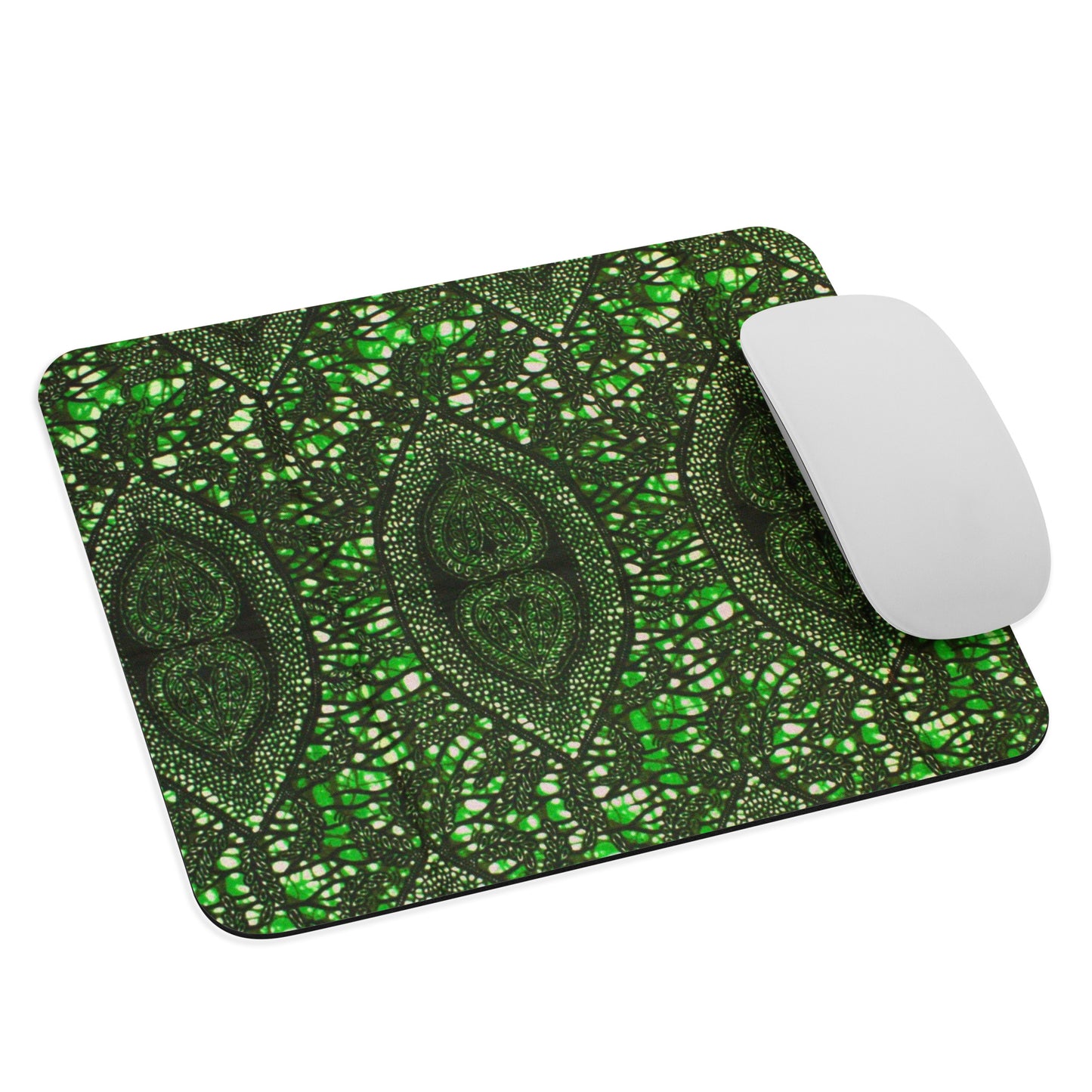 Green Peas Ankara Mouse pad