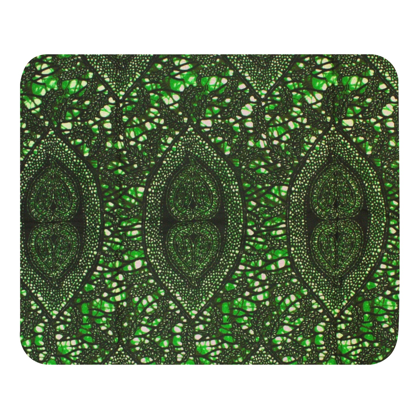 Green Peas Ankara Mouse pad