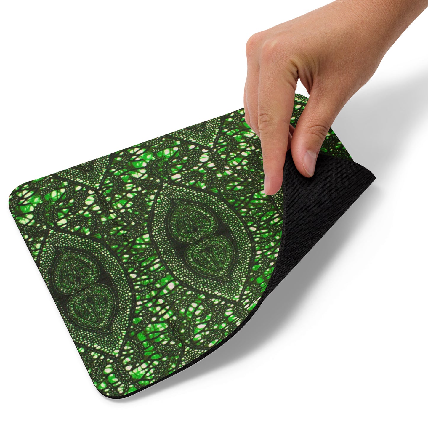 Green Peas Ankara Mouse pad