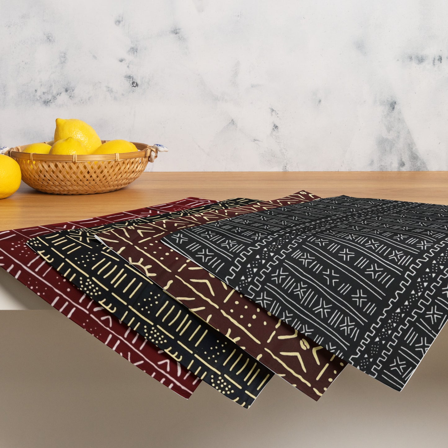 African Print Placemat Set