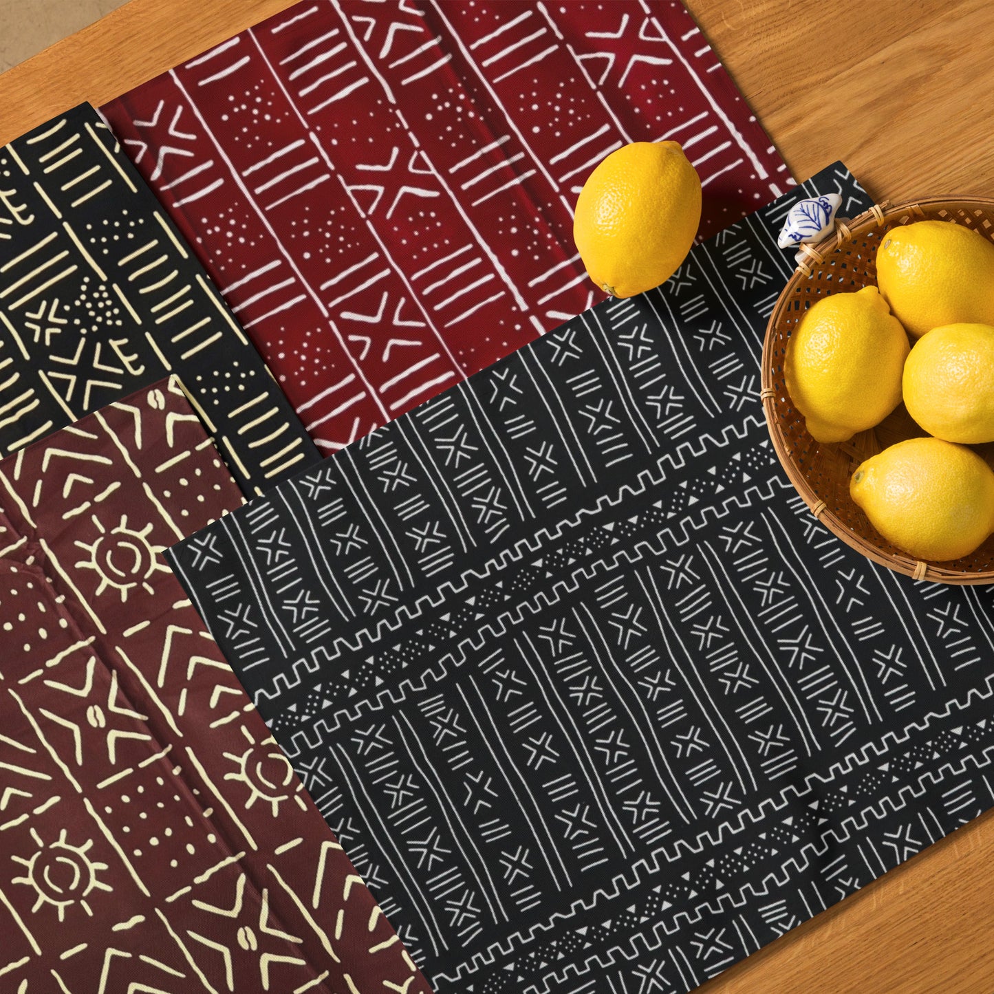 African Print Placemat Set