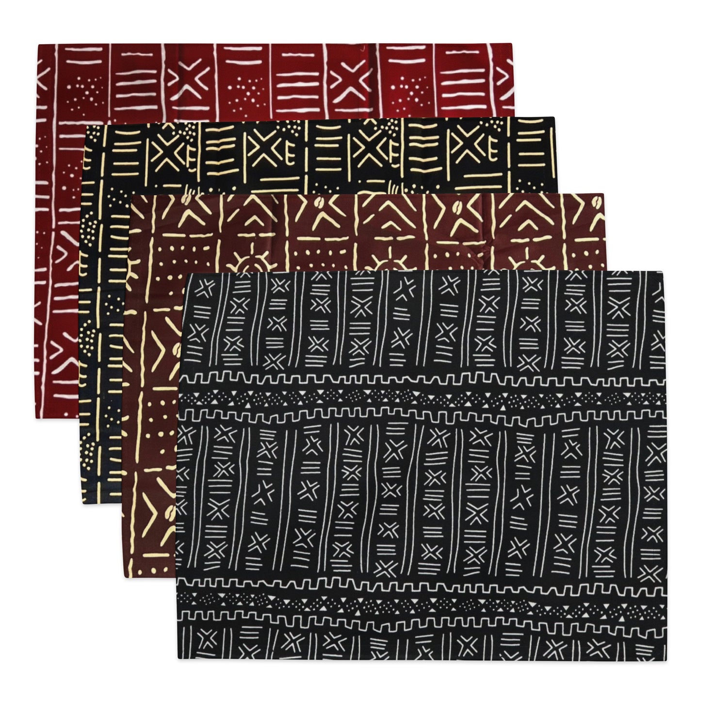 African Print Placemat Set