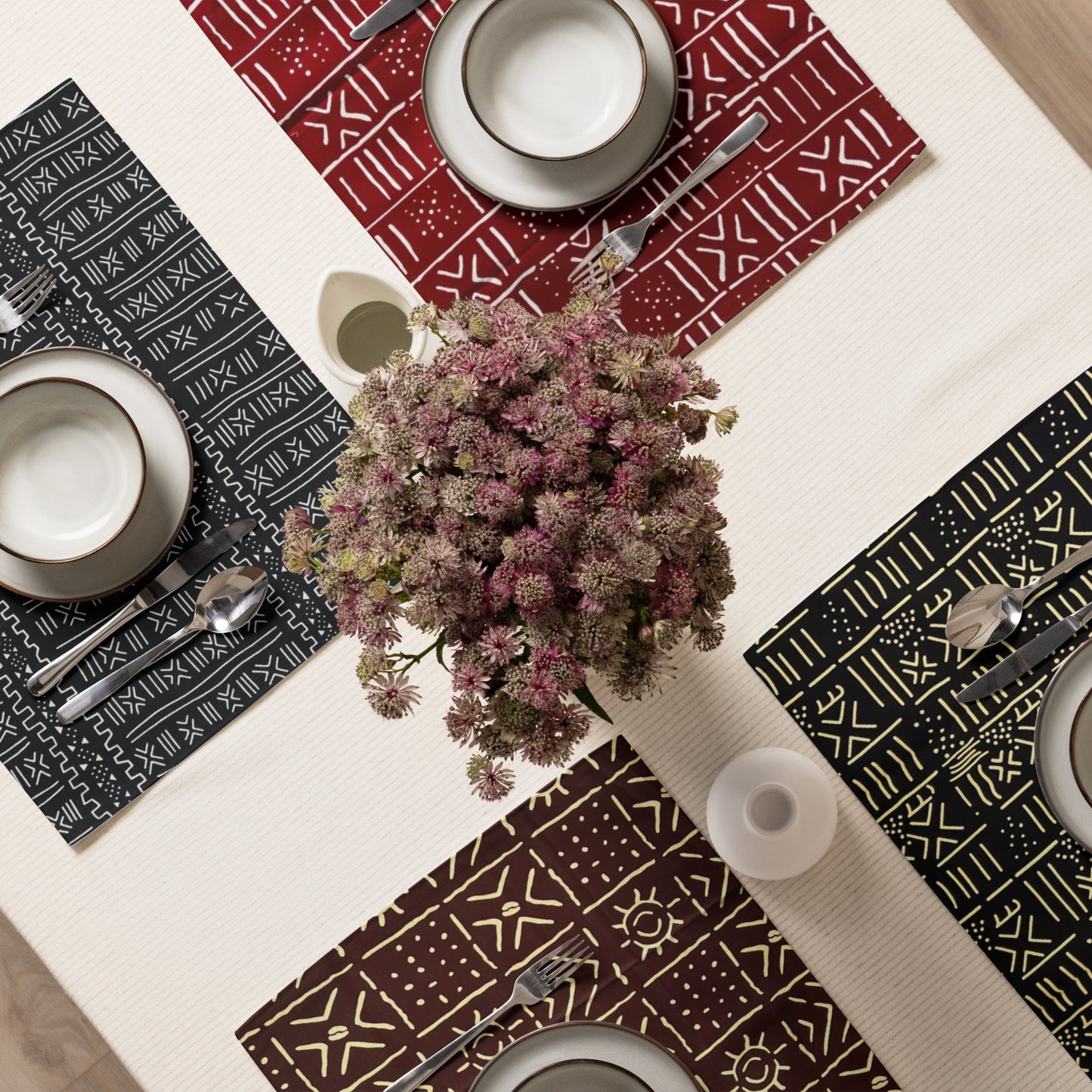 African Print Placemat Set