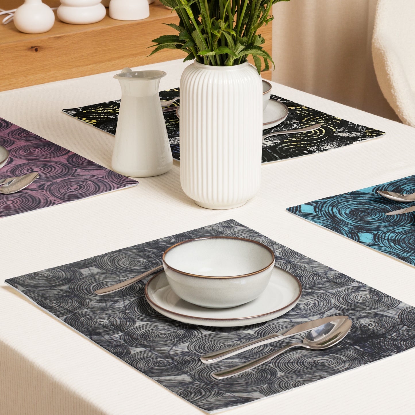 Swirls Placemat Set