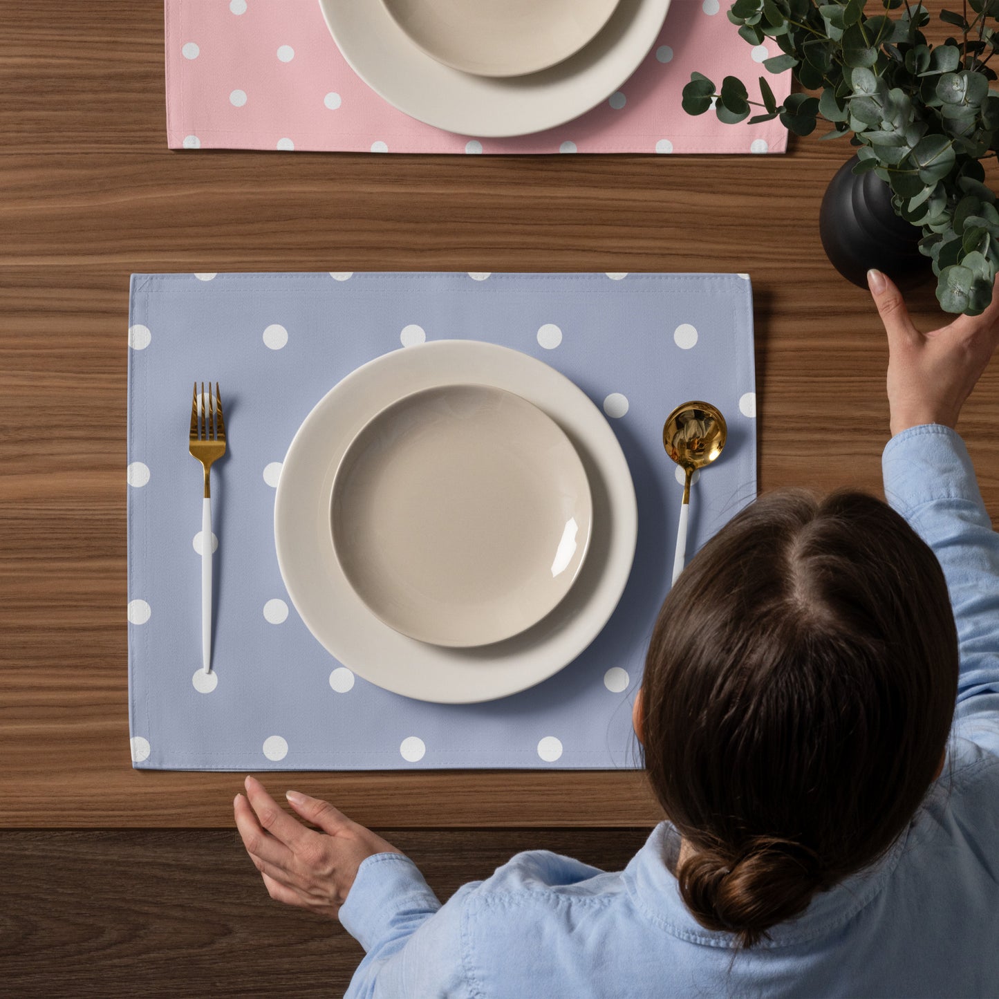 Polka Dot Placemat Set