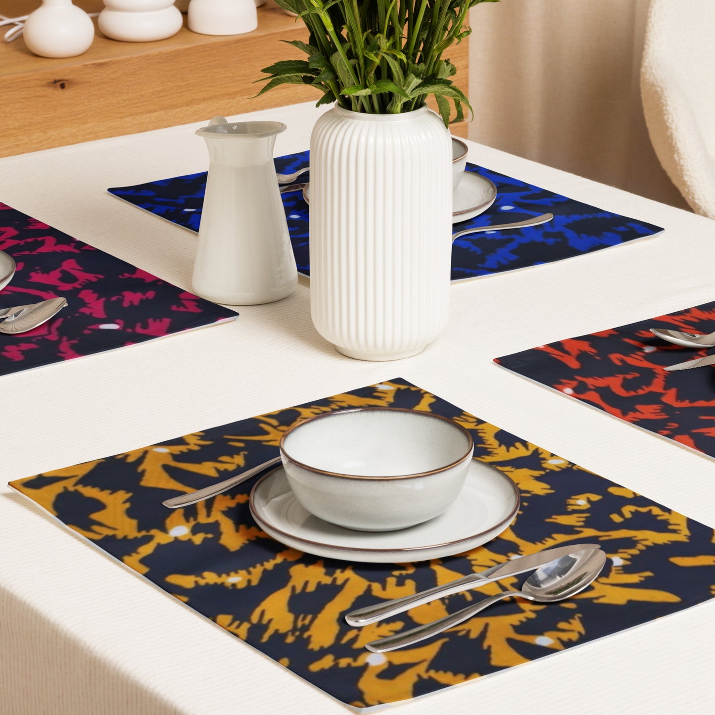 Leopard Print Placemat Set