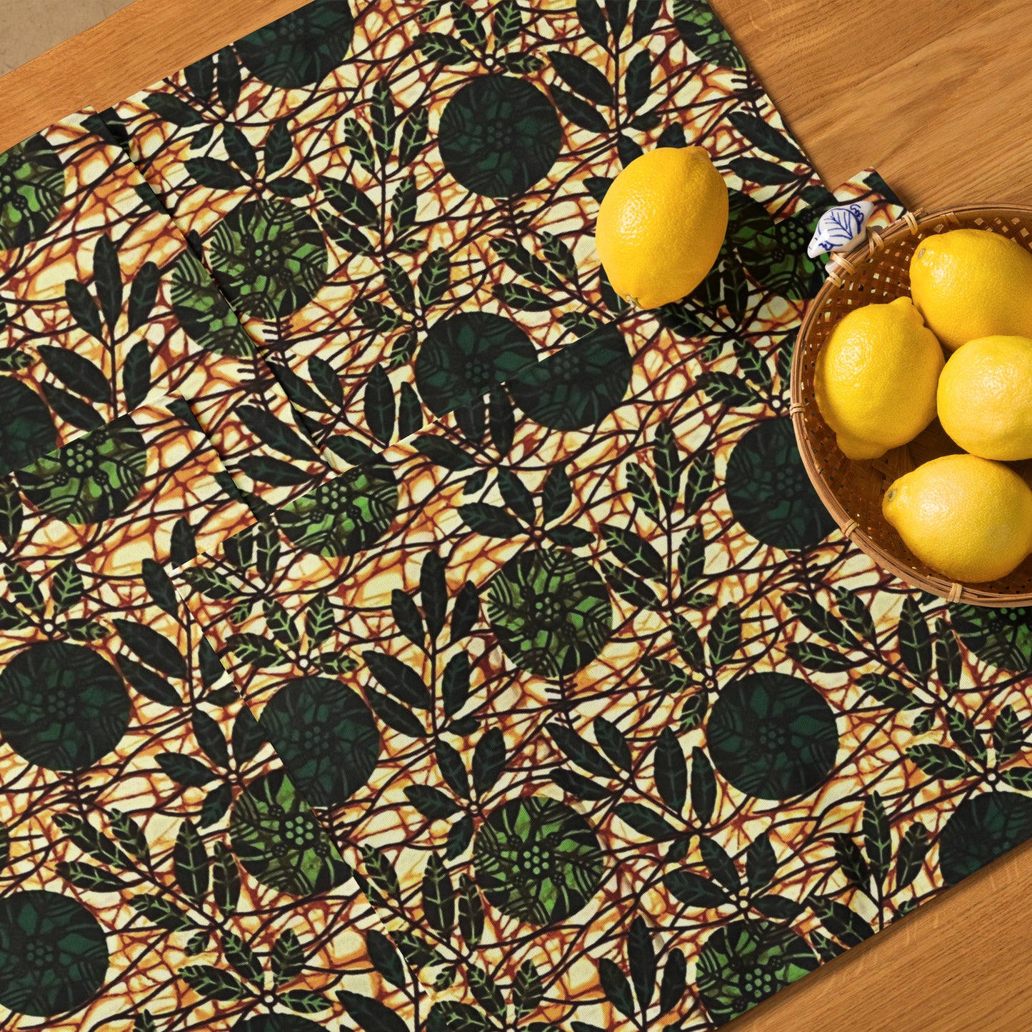 Green Leaf Placemat Set