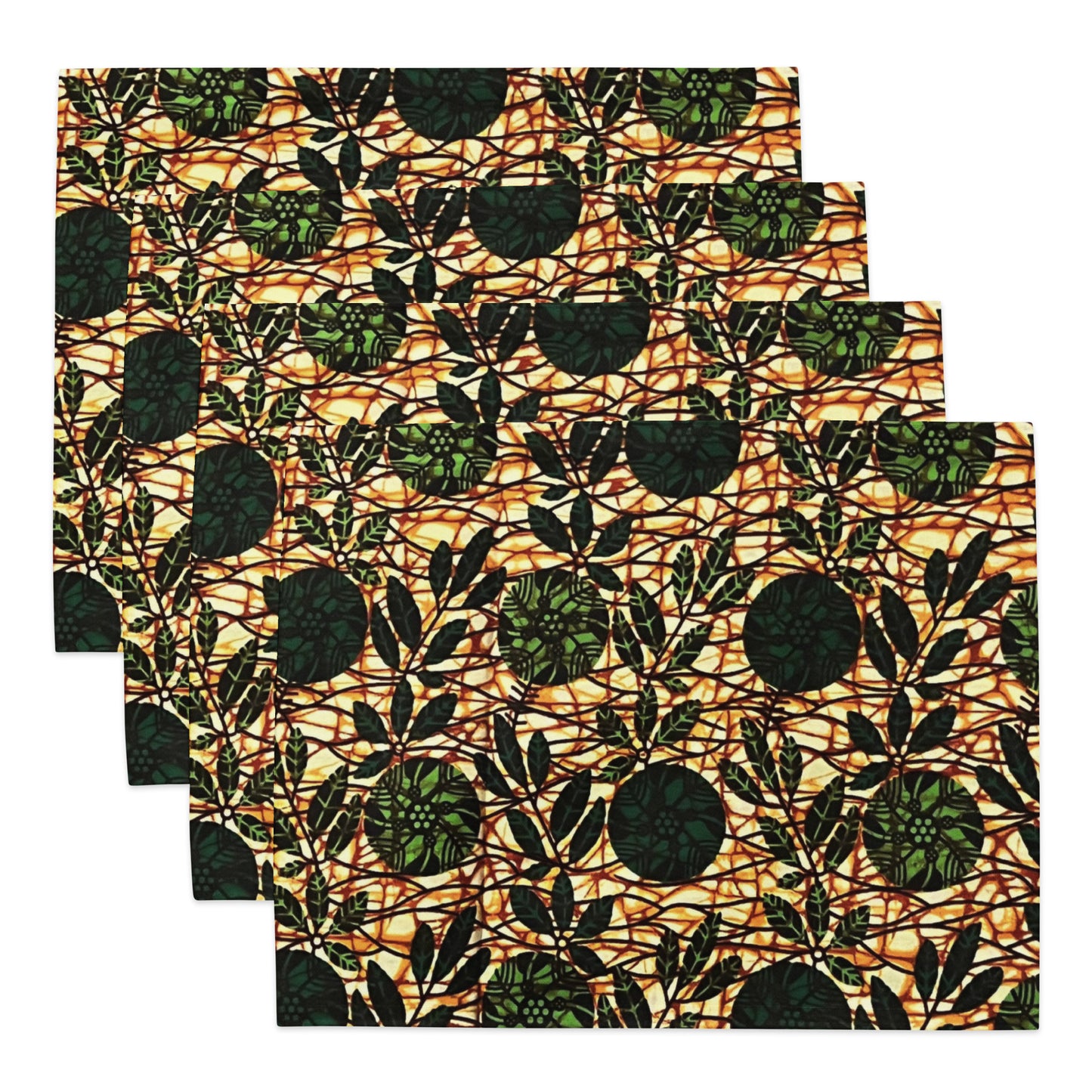 Green Leaf Placemat Set