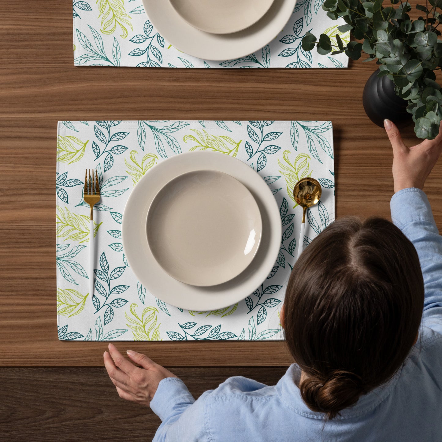 Light Leaves Placemat Set