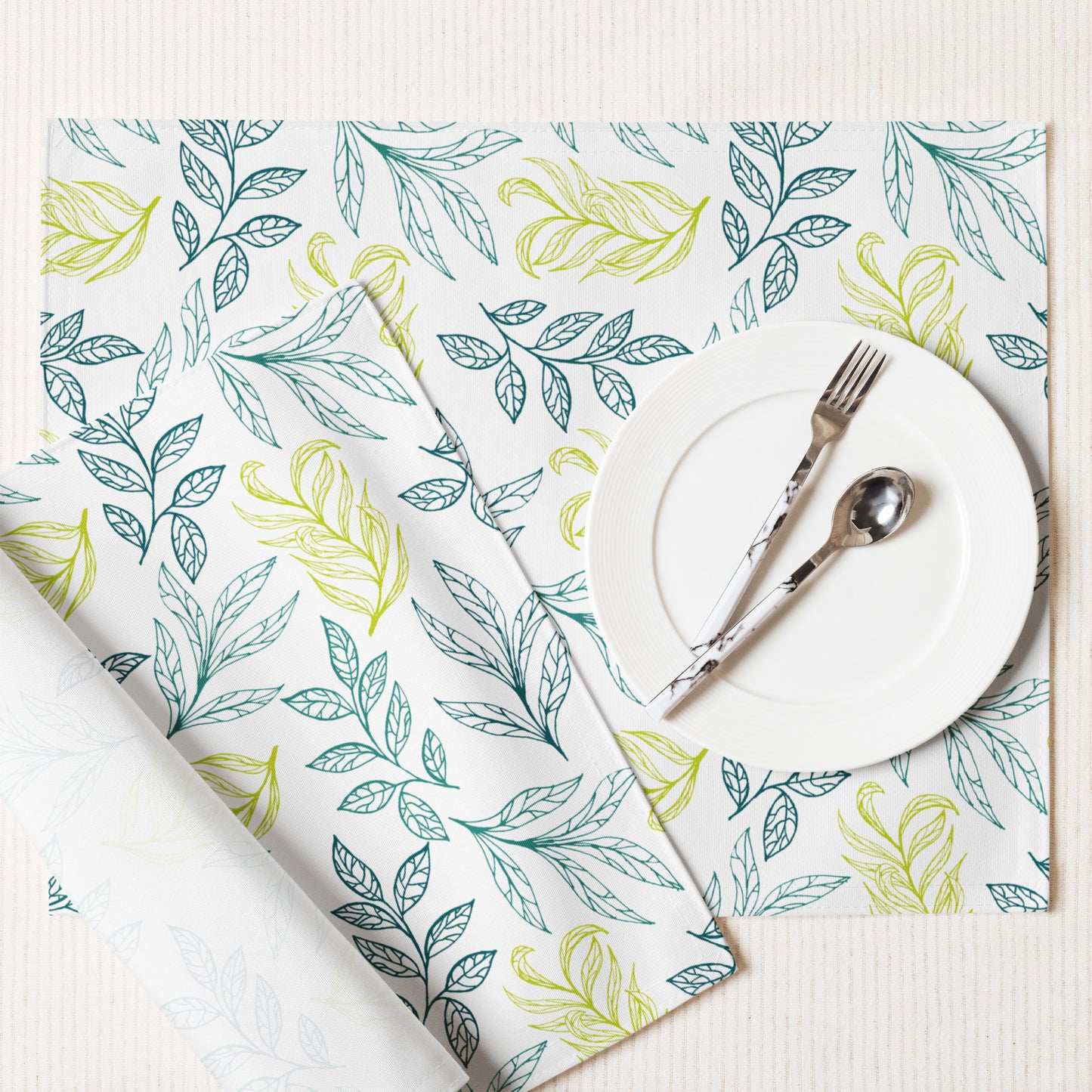 Light Leaves Placemat Set