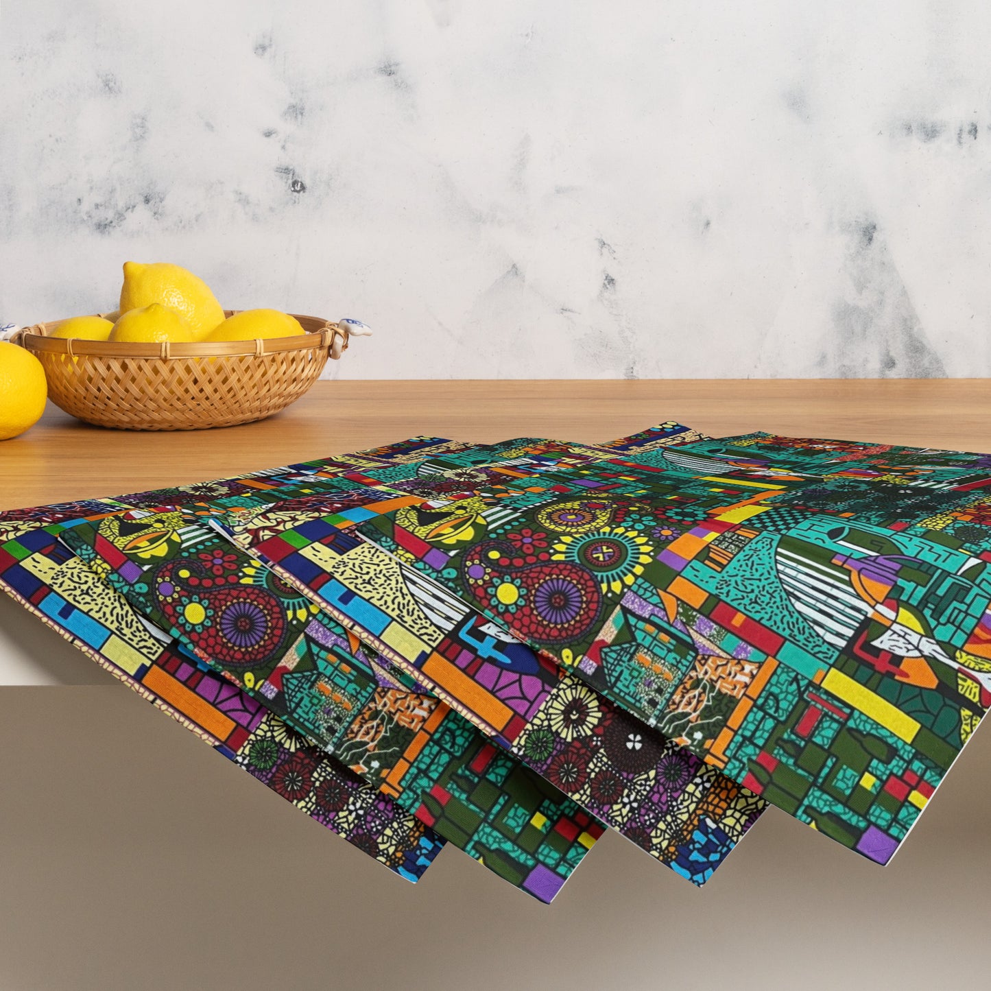 Colourful Artsy Placemat Set