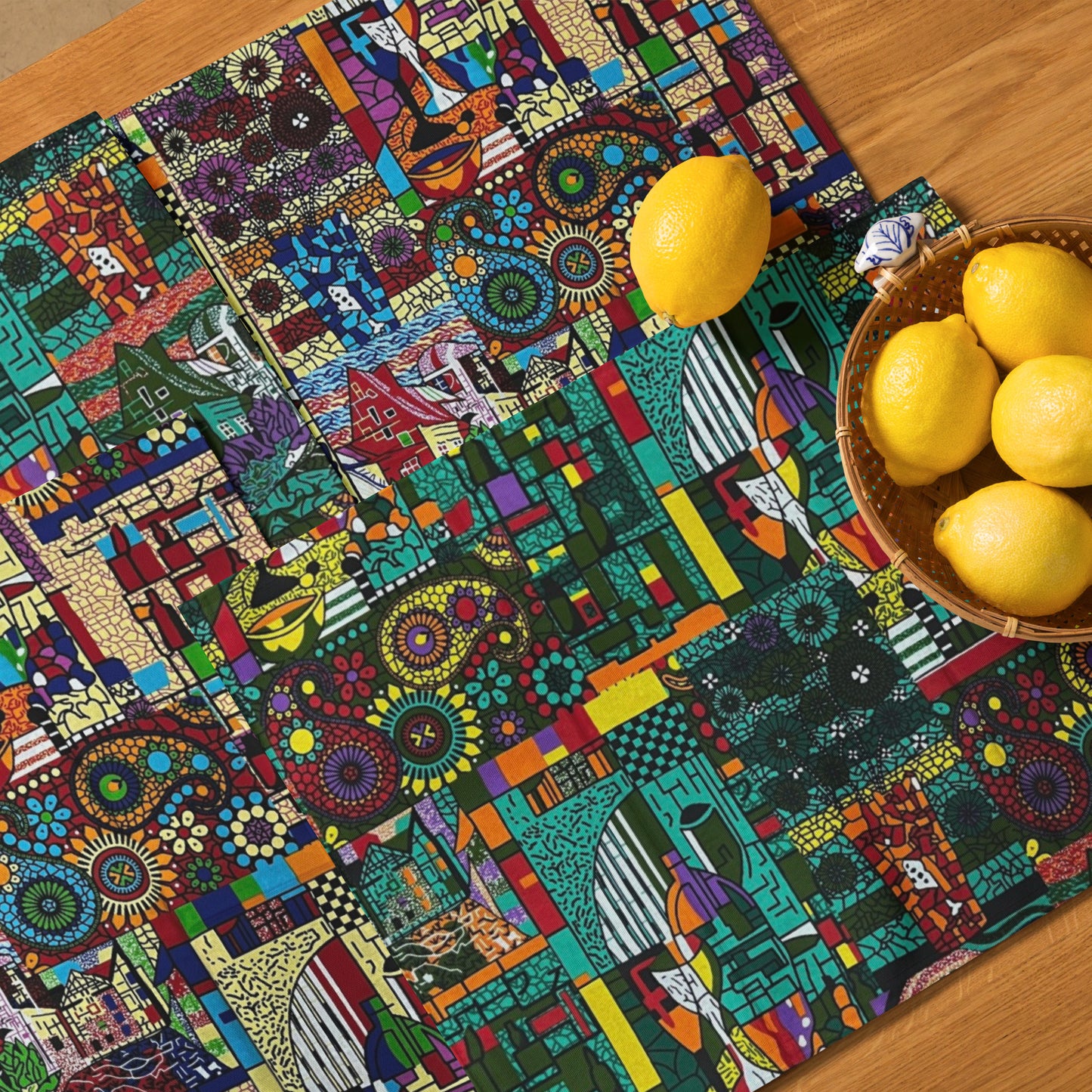 Colourful Artsy Placemat Set