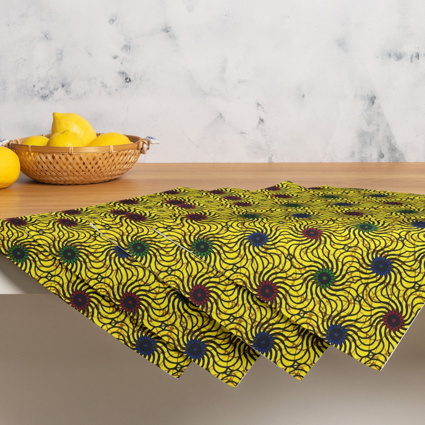 Multicolour Yellow Placemat Set