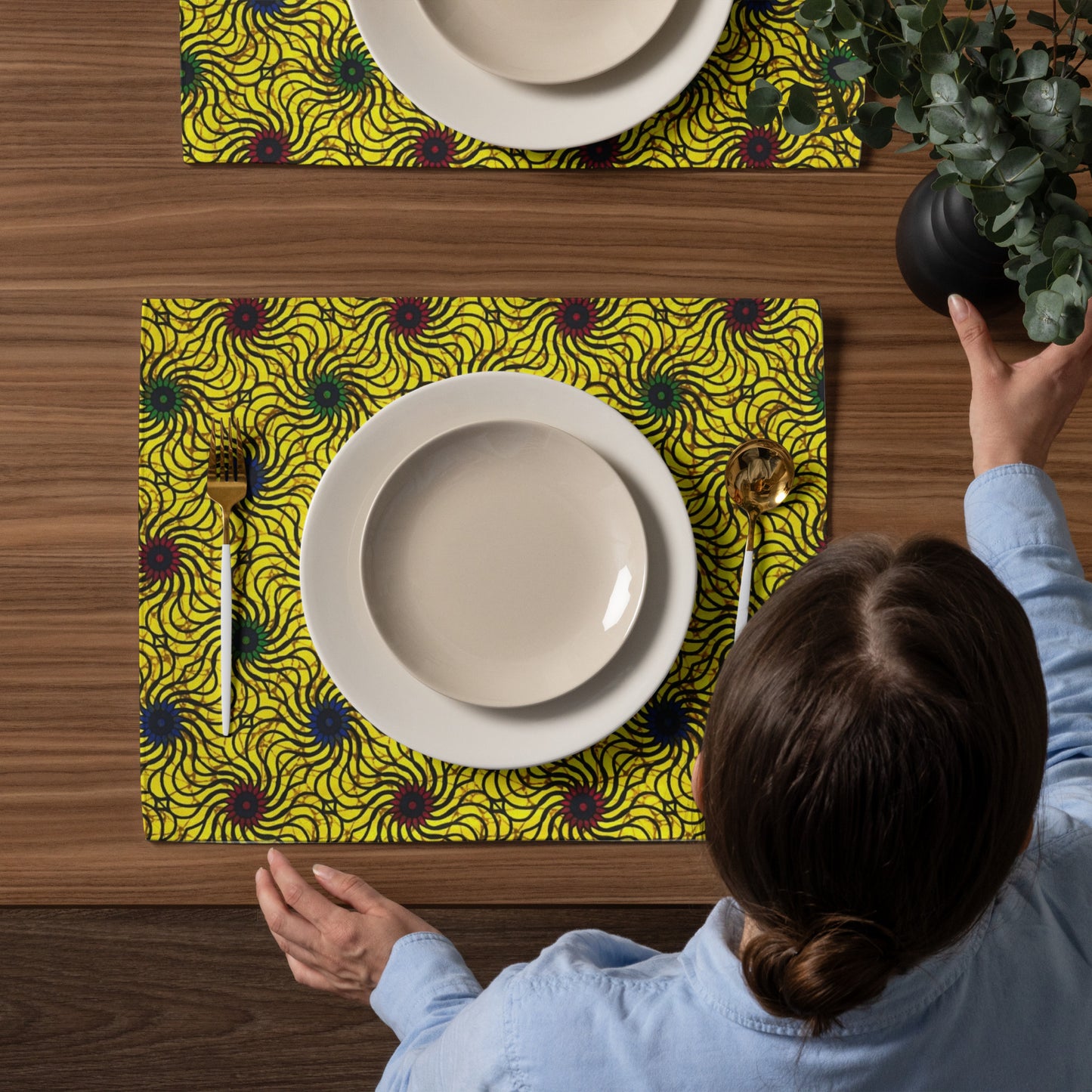 Multicolour Yellow Placemat Set