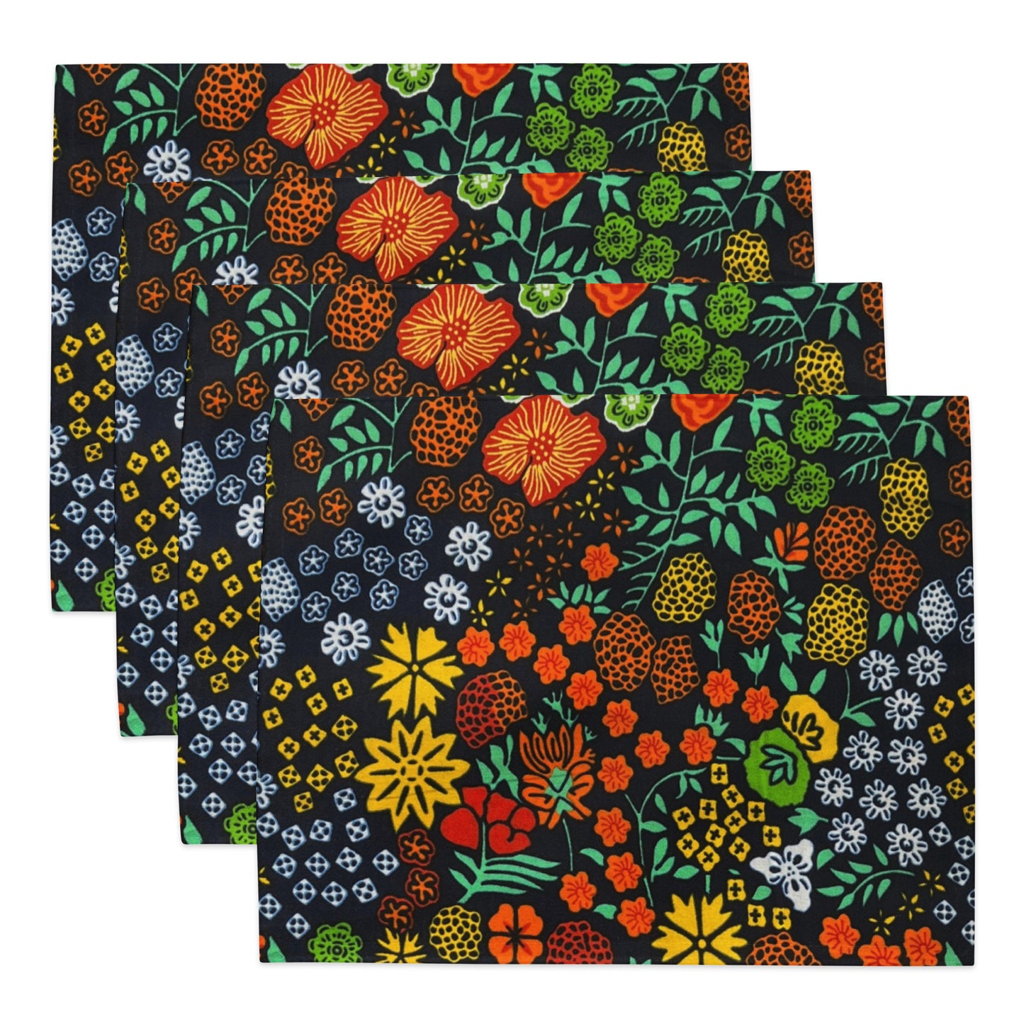 Multicolour Floral Placemat Set