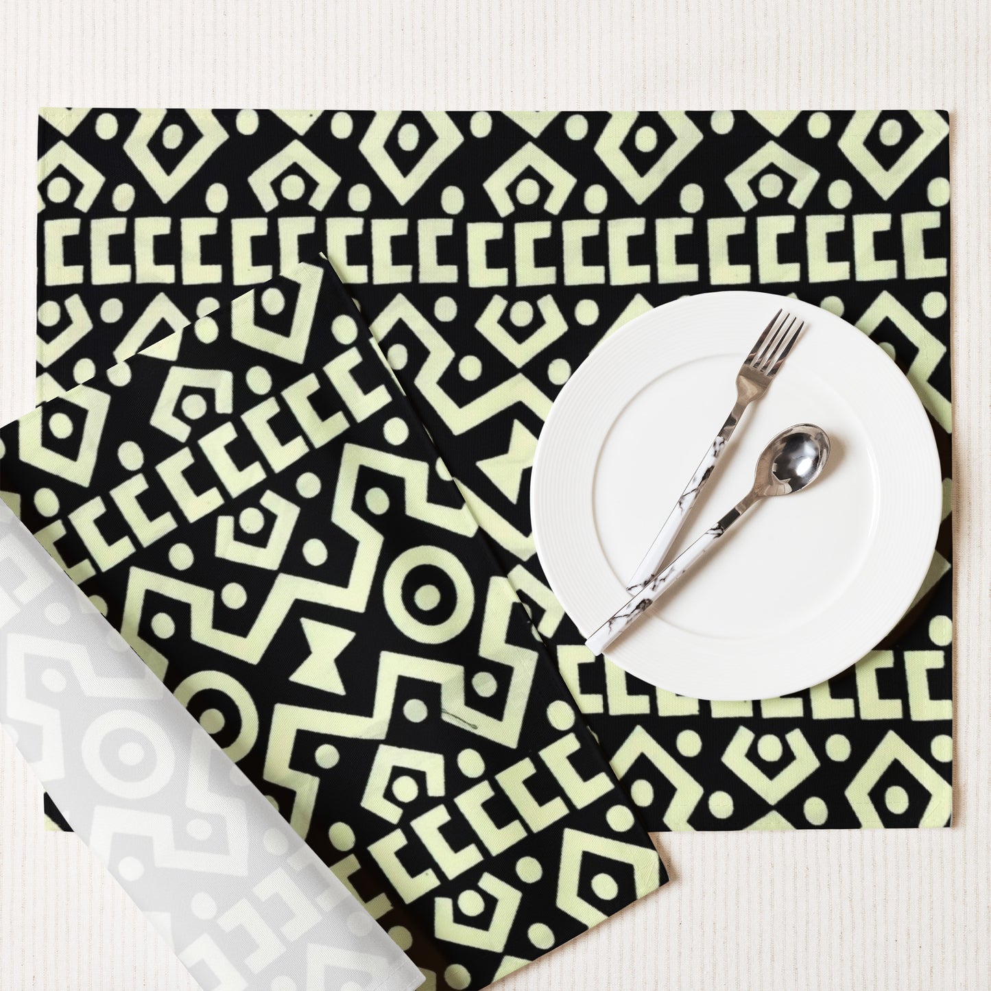 Abstract Placemat Set