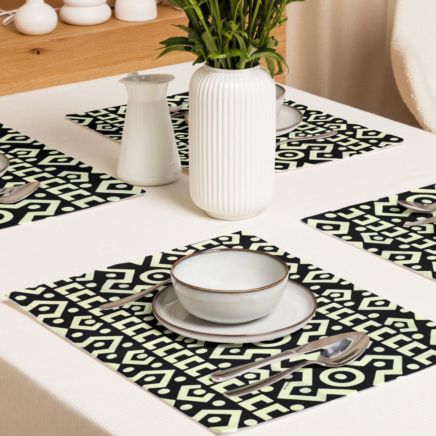 Abstract Placemat Set