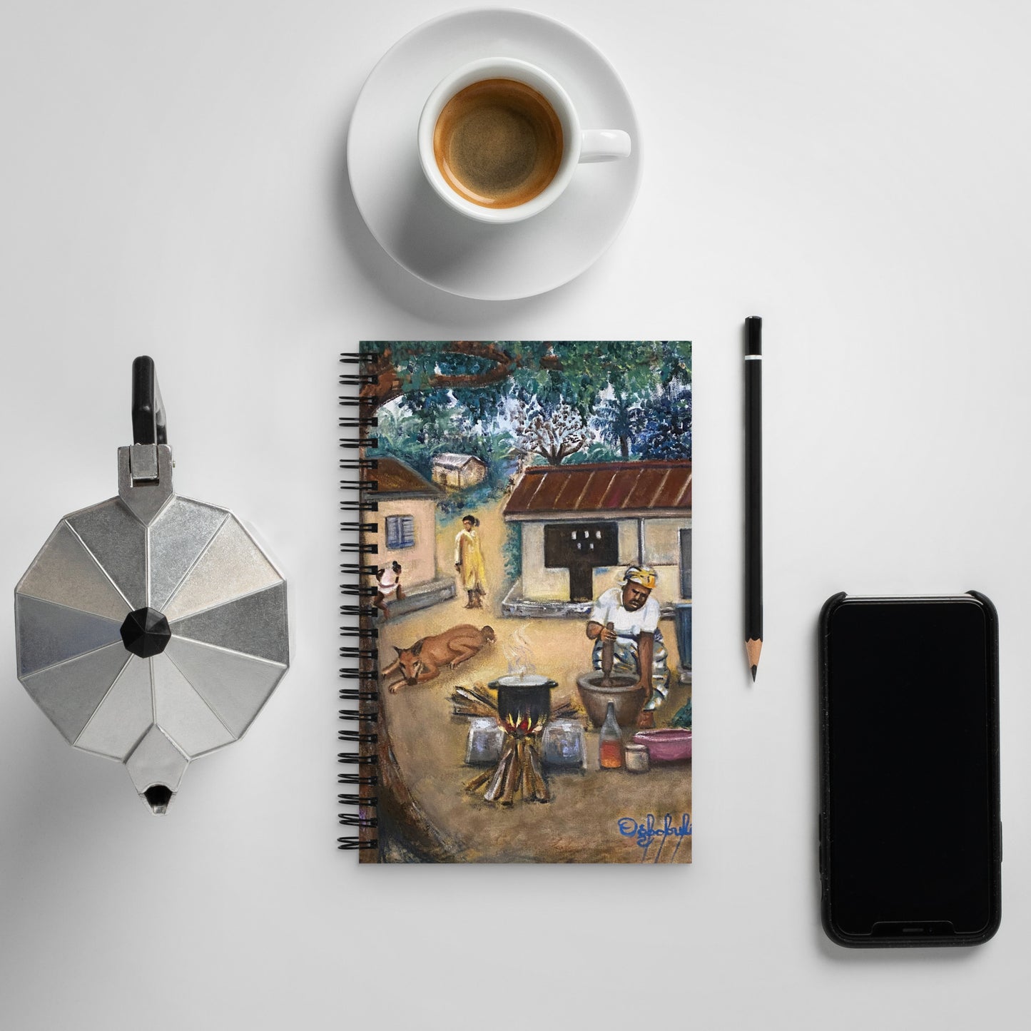 Native Kitchen Spiral Notebook