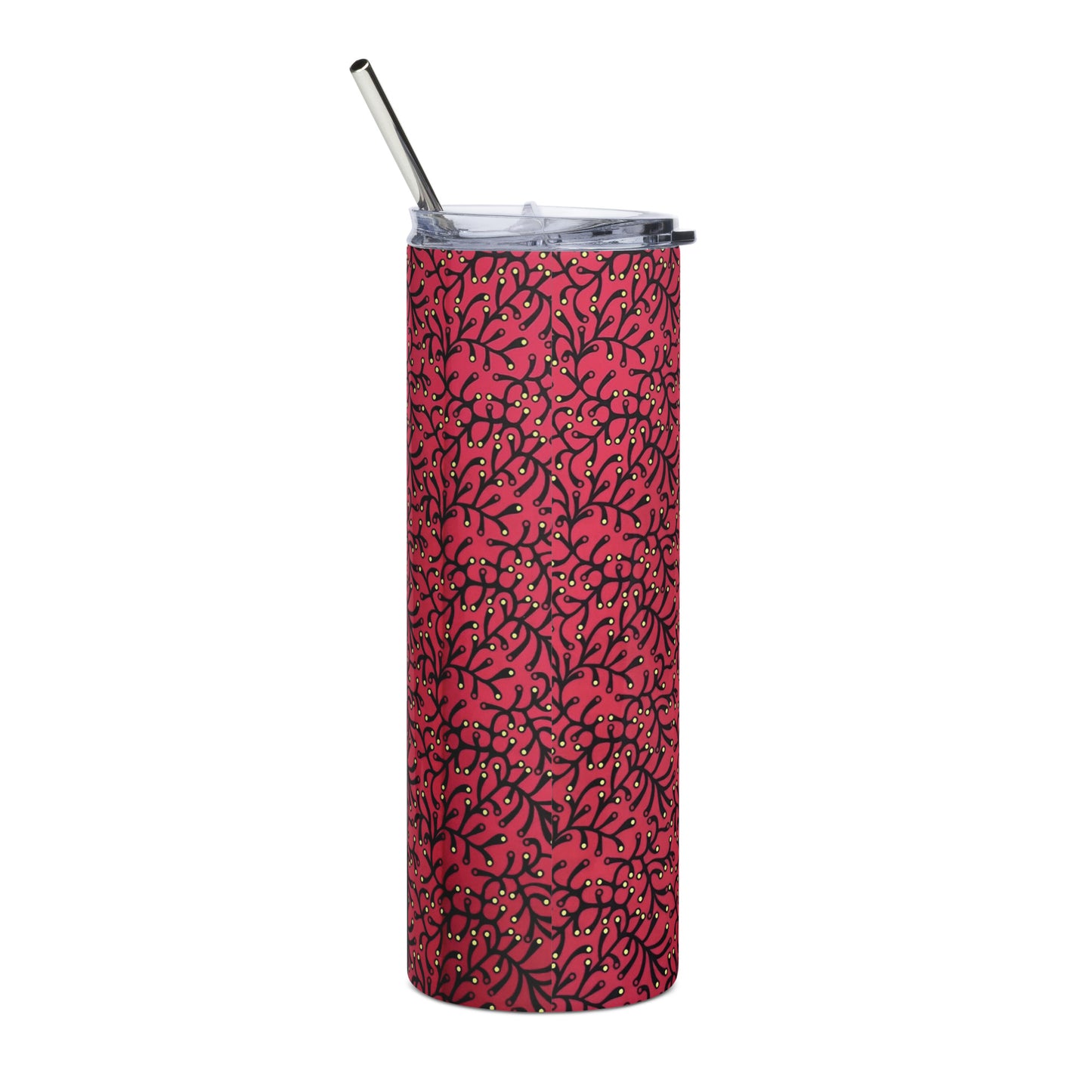 Red Dots Ankara Tumbler