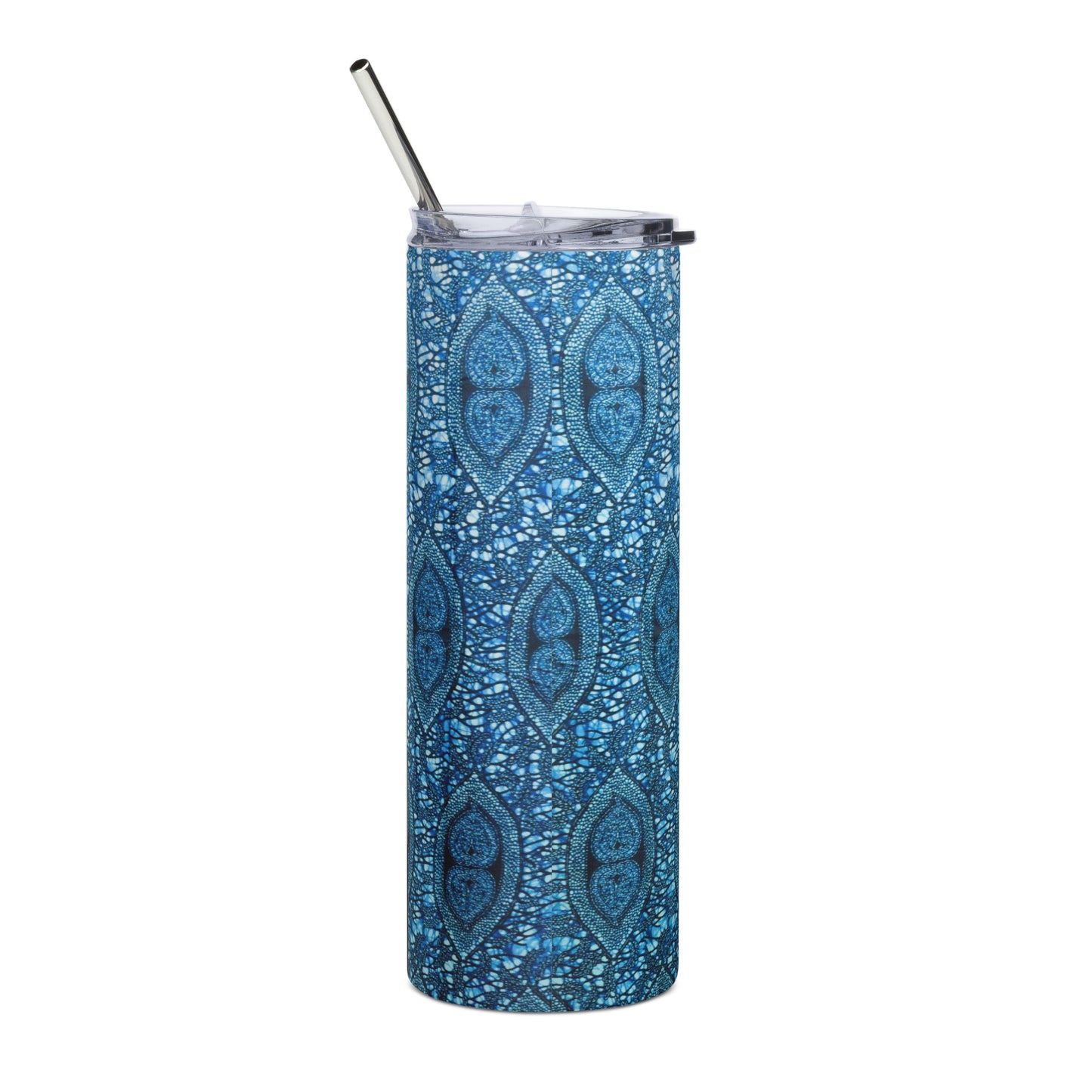 Blue Peas Ankara Tumbler