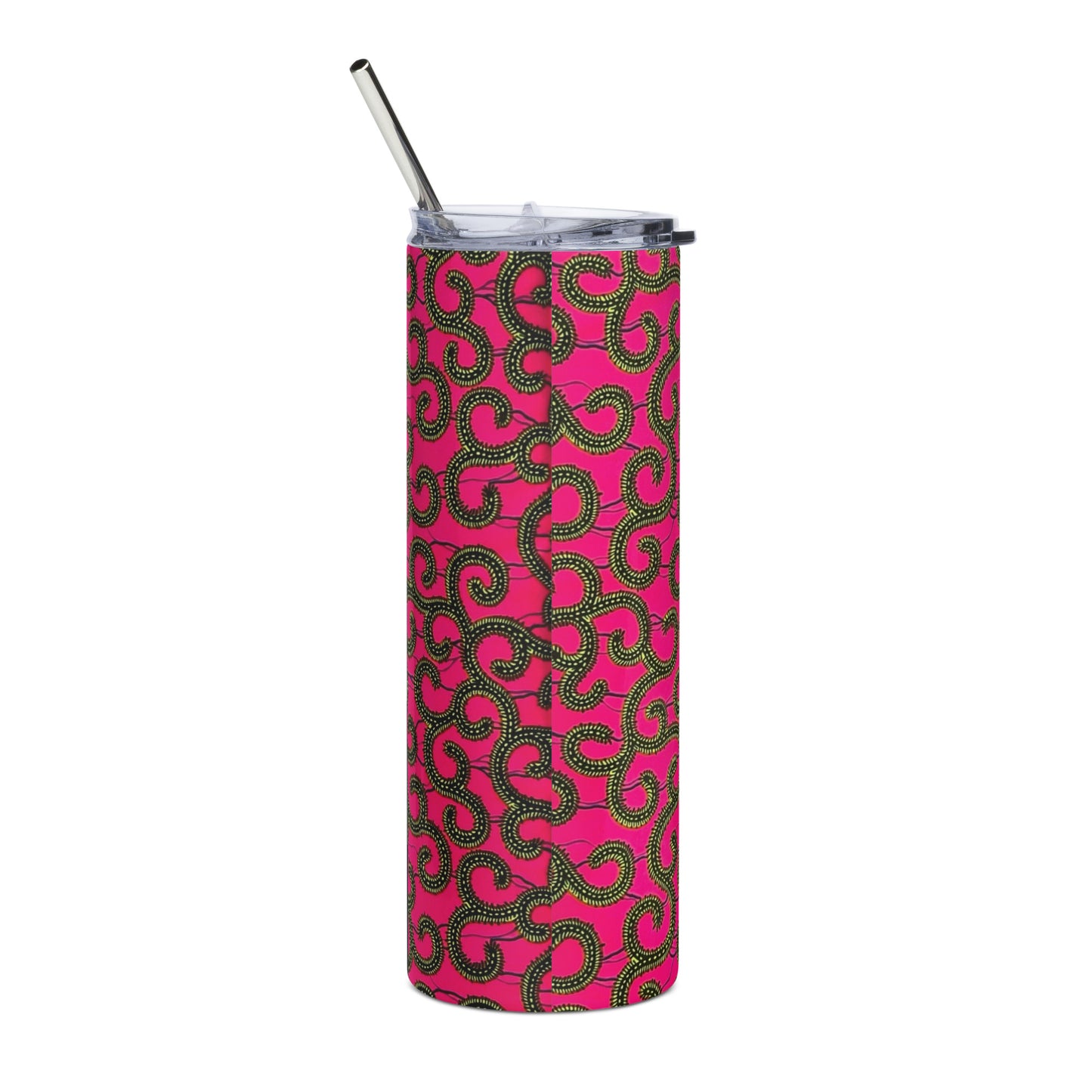 Pink Ankara Tumbler