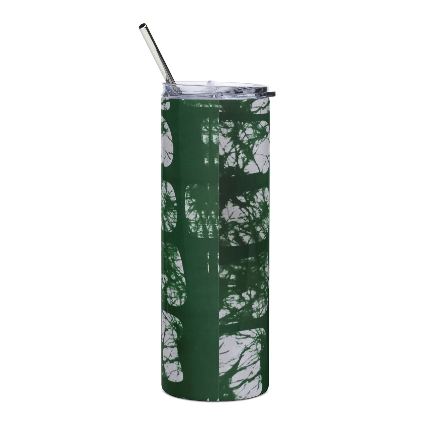 Green Adire Tumbler