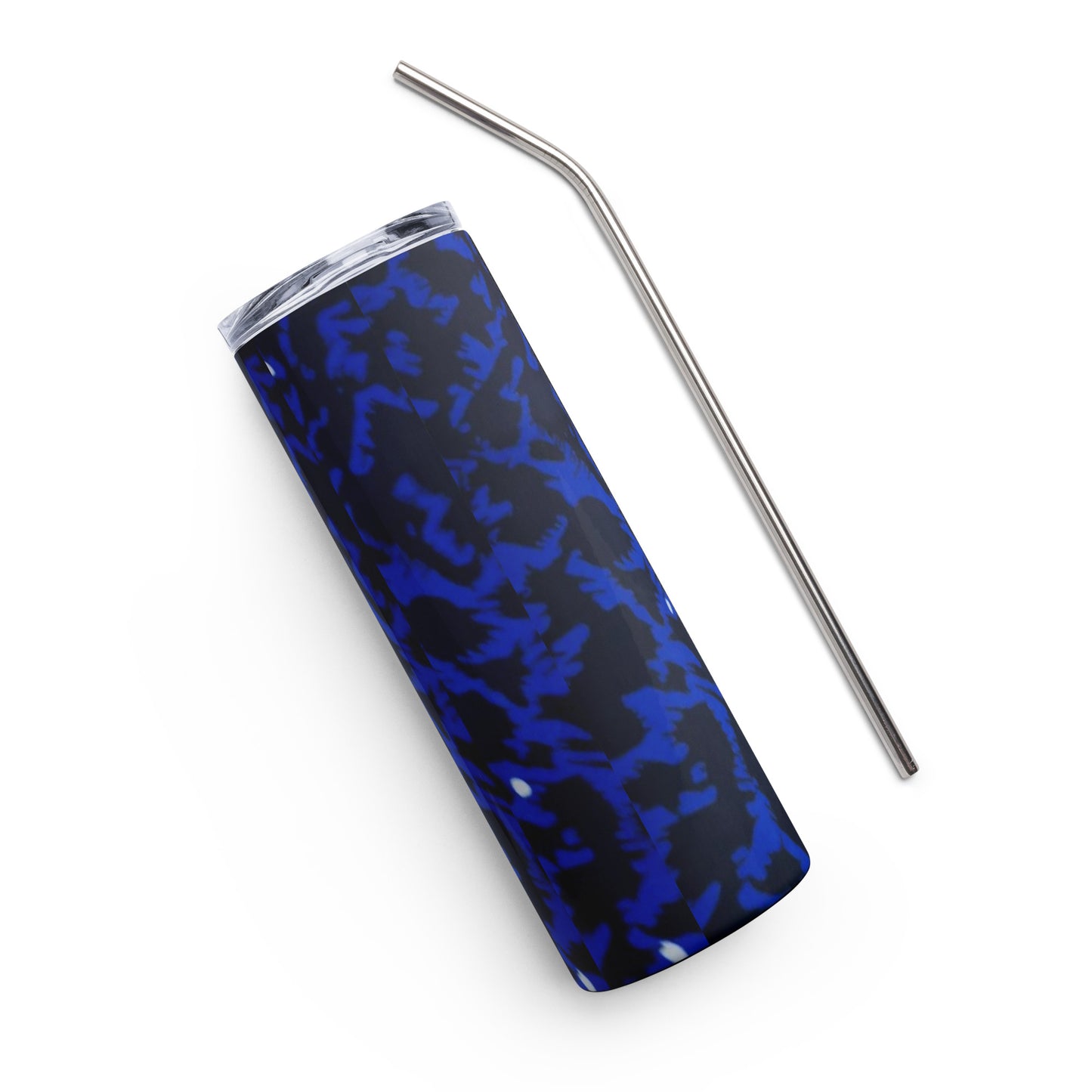 Blue Leopard Tumbler