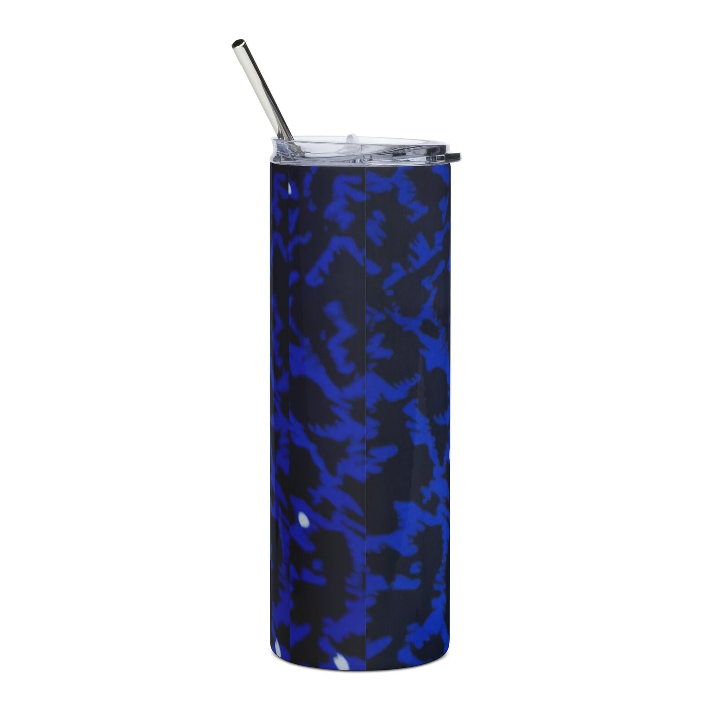 Blue Leopard Tumbler